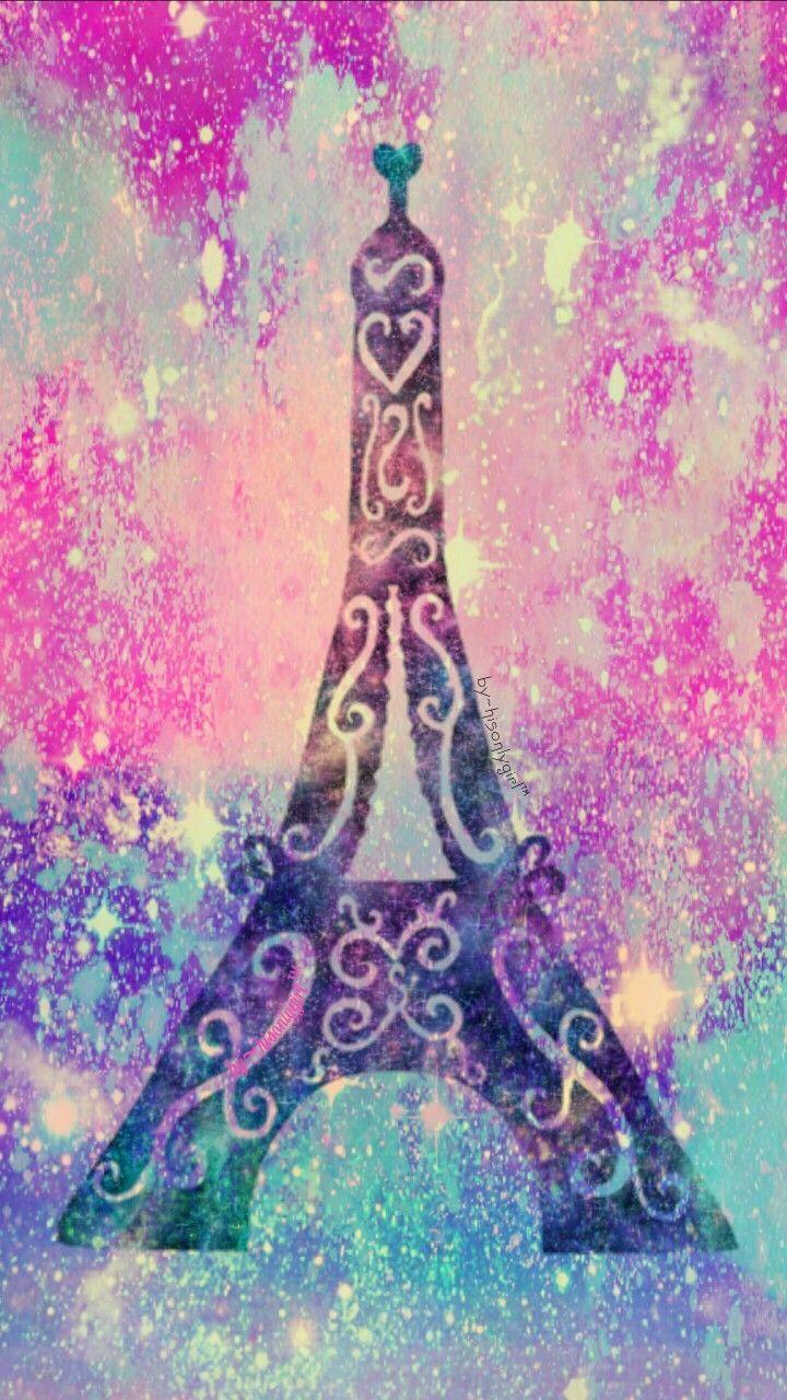 720x1280 Eiffel Tower galaxy wallpaper I created!. Fondos De Pantalla