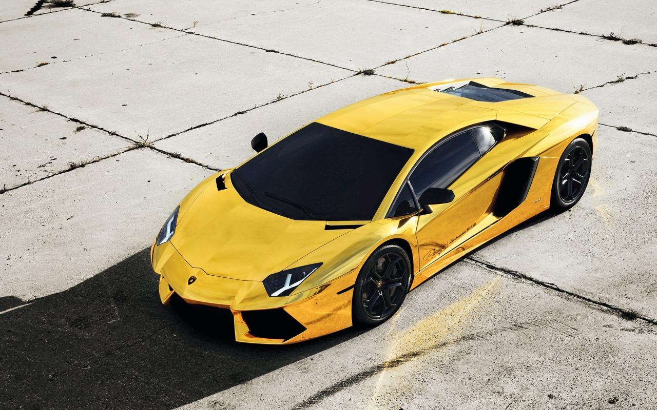 1280x800 Free download Black And Gold Exotic Cars 27 HD Wallpaper 1280x800