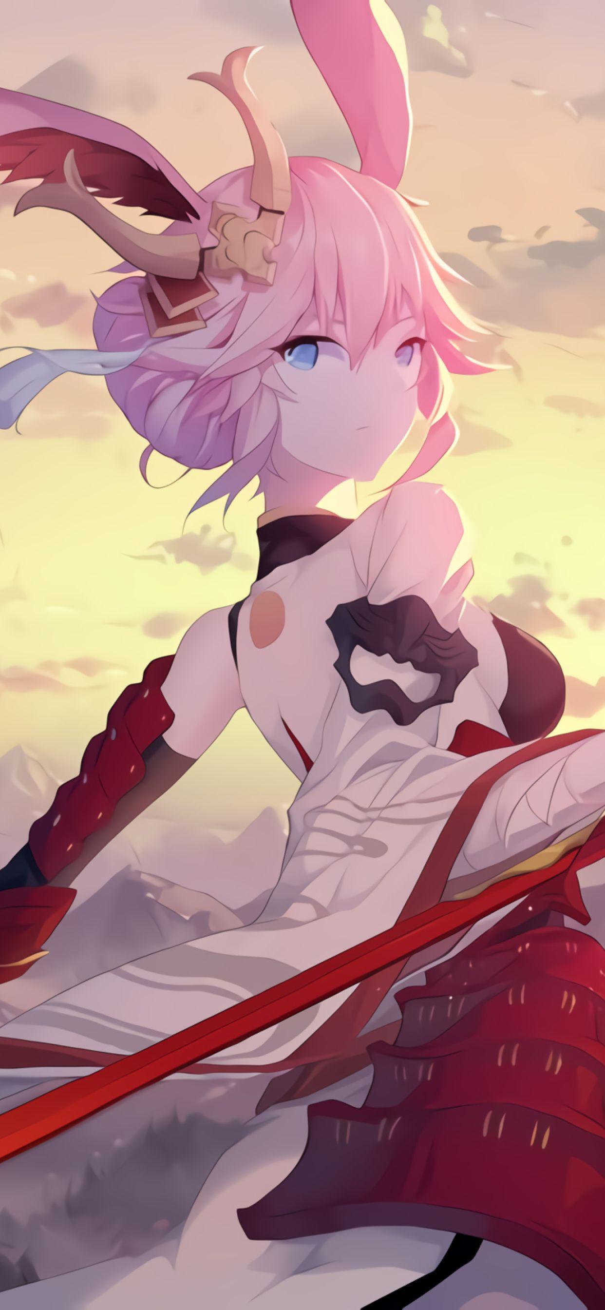 1242x2688 Yae Sakura Honkai Impact 3rd iPhone XS MAX Wallpaper, HD