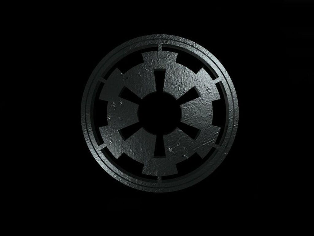 1024x768 Star Wars Imperial Logo Wallpaper