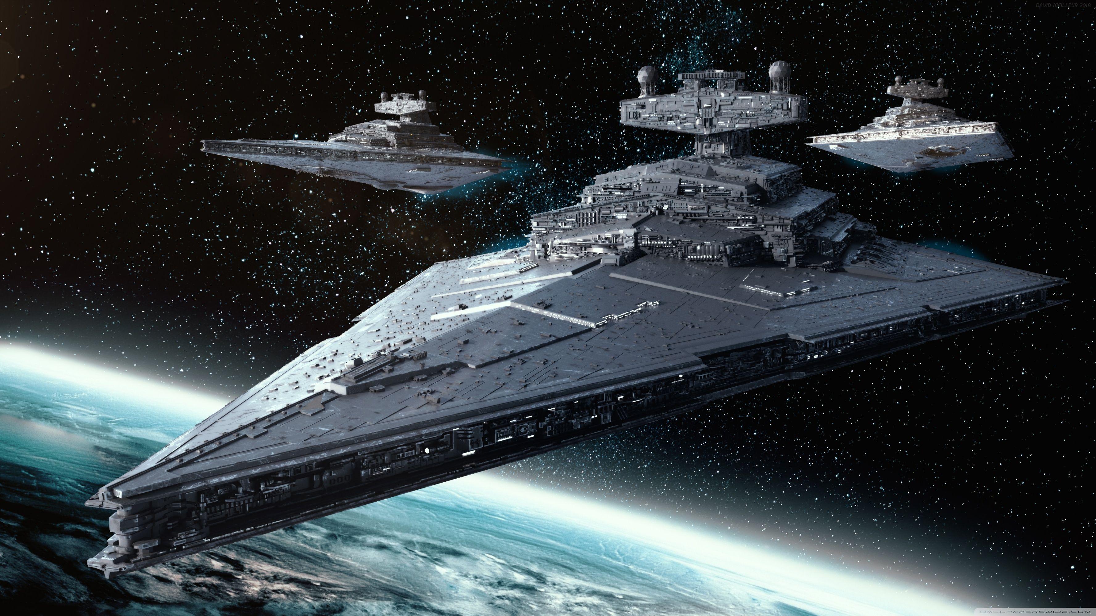 3554x1999 Imperial Class Star Destroyer Ultra HD Desktop Background