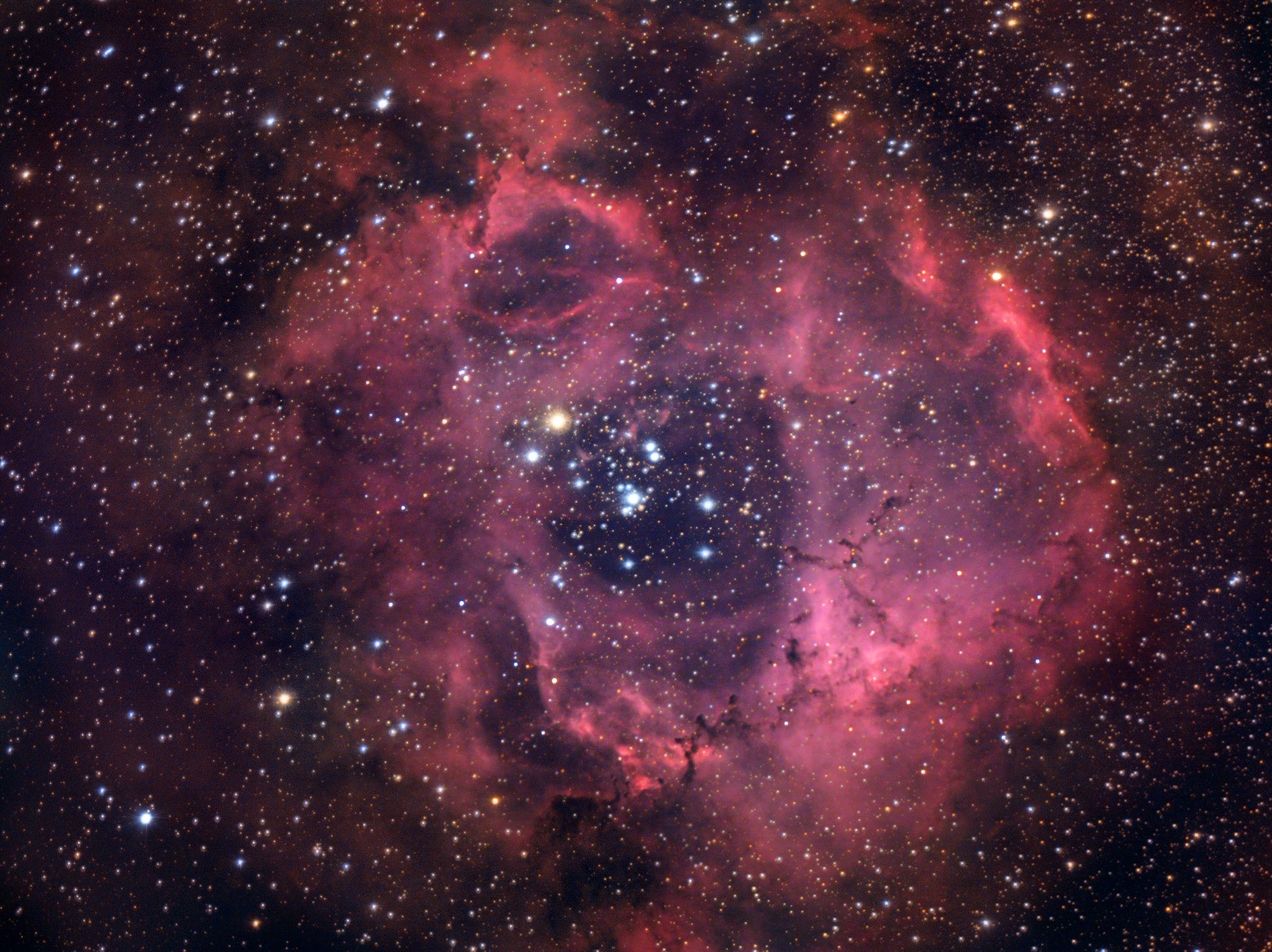 2048x1533 The Rosette Nebula Caldwell 49 50