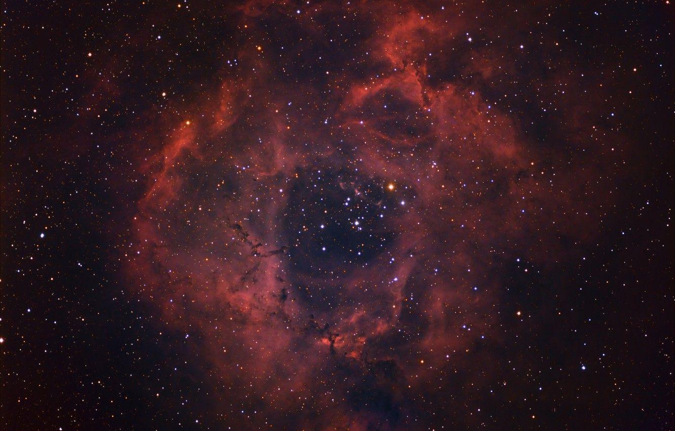 1332x850 Wallpaper space, stars, Rosette Nebula image for desktop, section