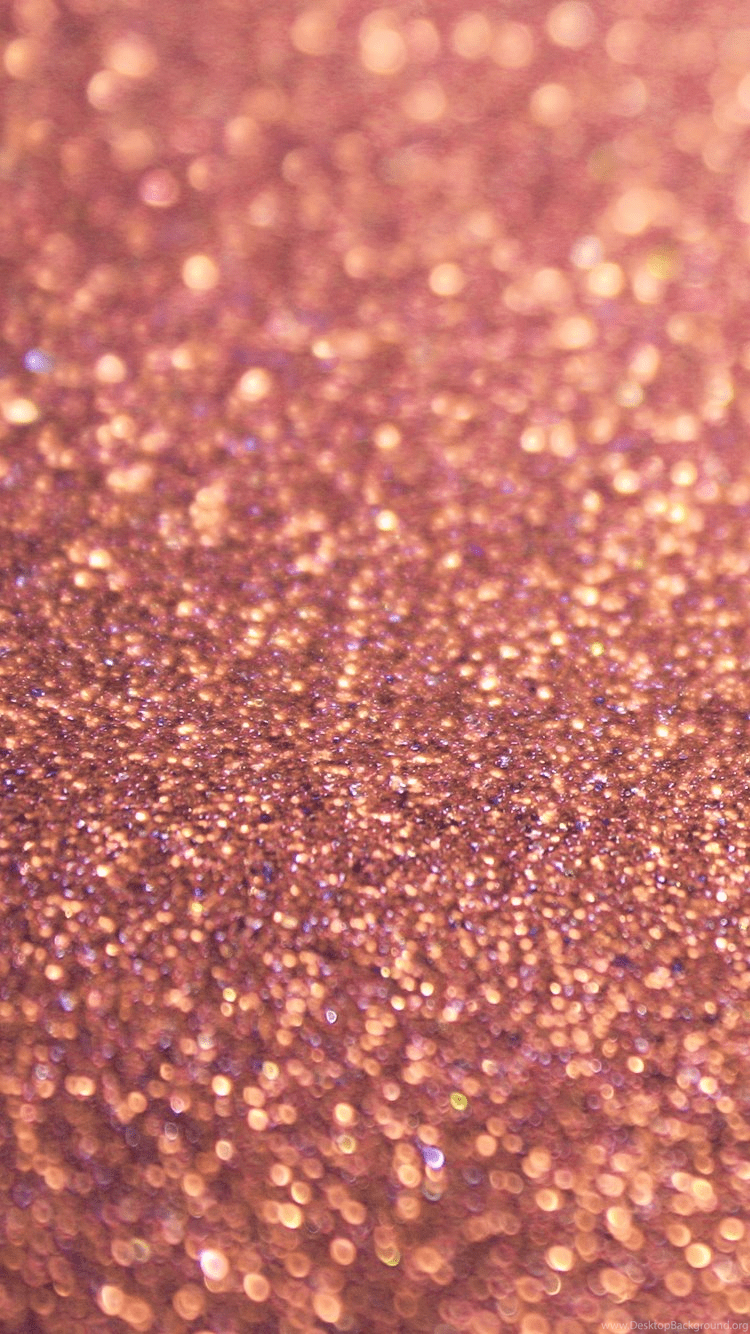 750x1334 Rose Gold Glitter iPhone 6 Wallpaper / IPod Wallpaper HD Free
