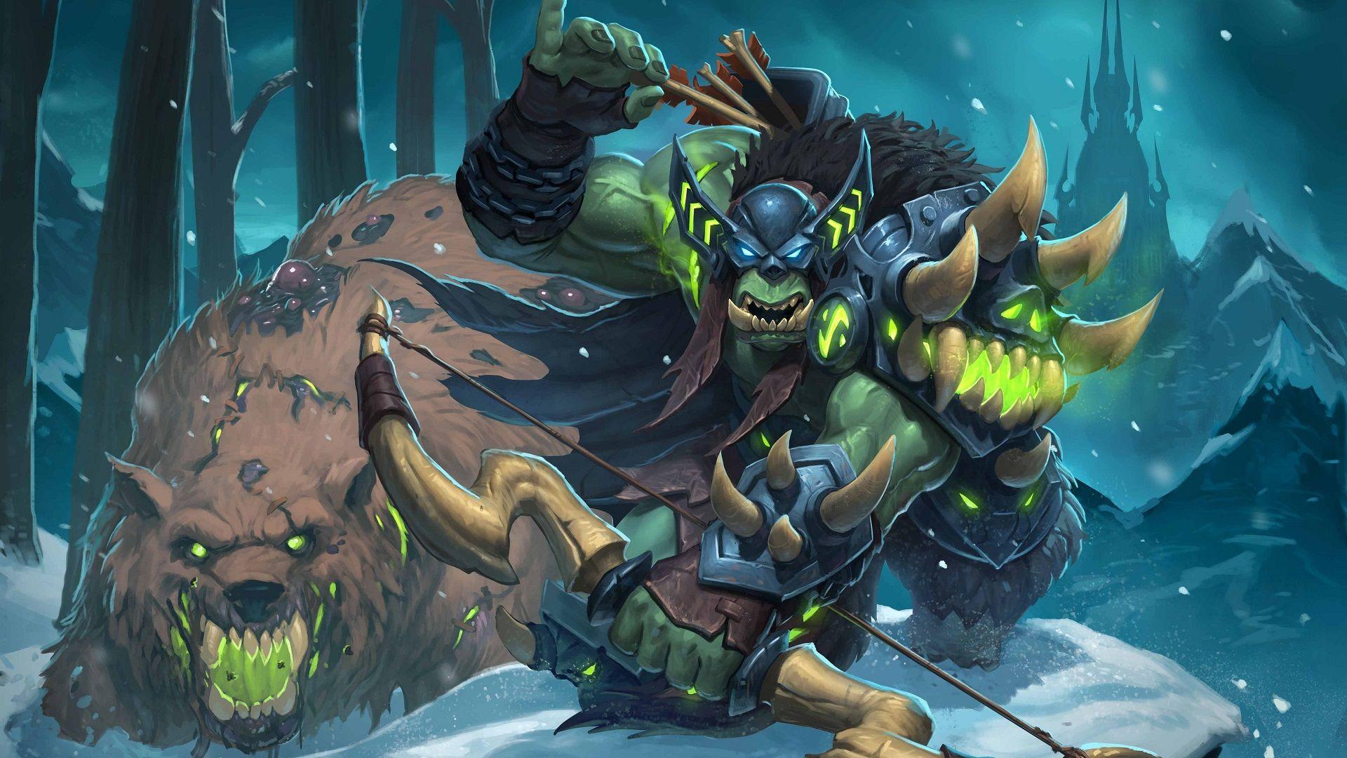 1920x1080 Rexxar, Hearthstone: Heroes of Warcraft, Hearthstone, Warcraft