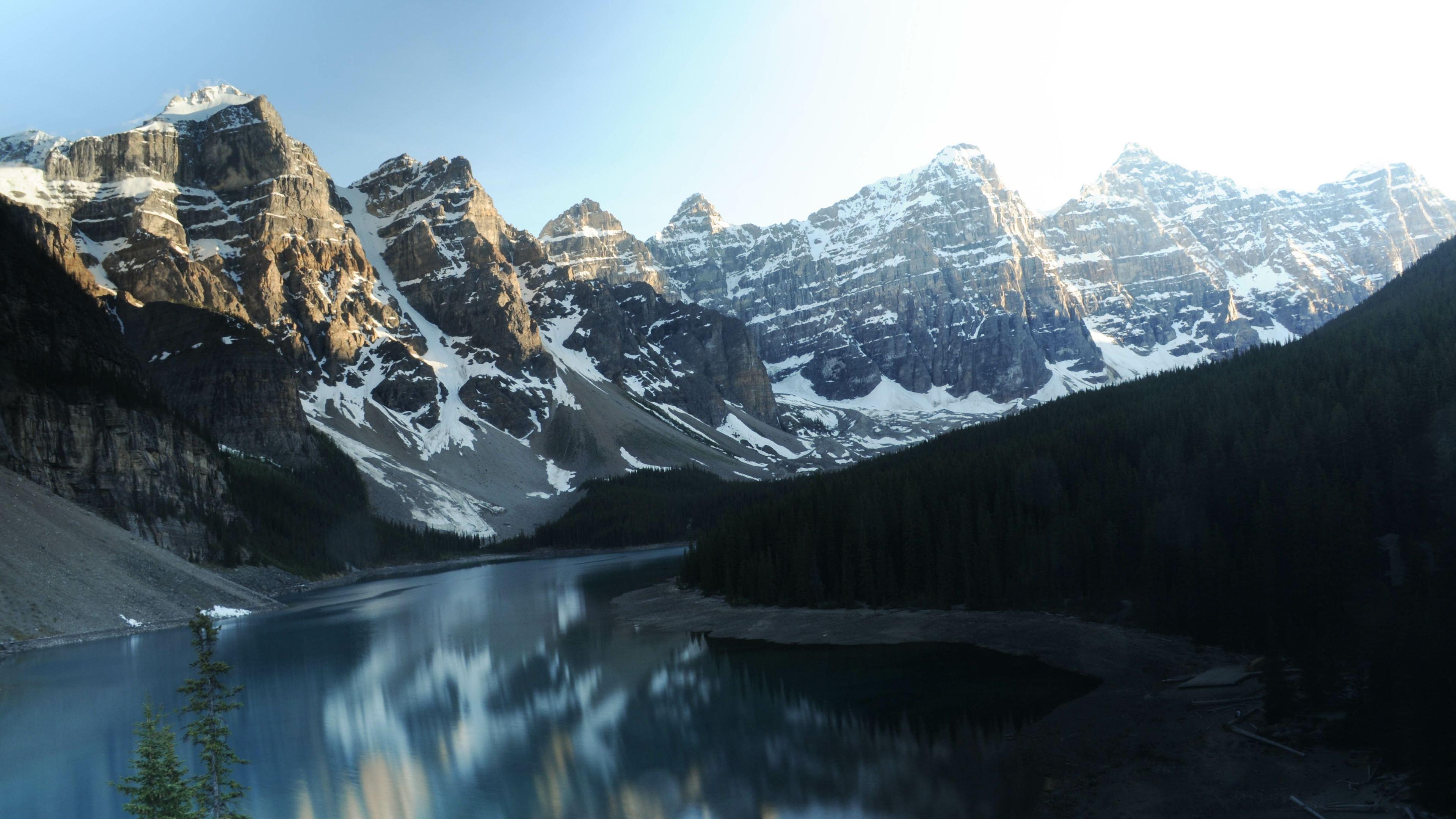 3840x2160 Wallpaper 4k Moraine Lake Canada Reflections 5k Wallpaper