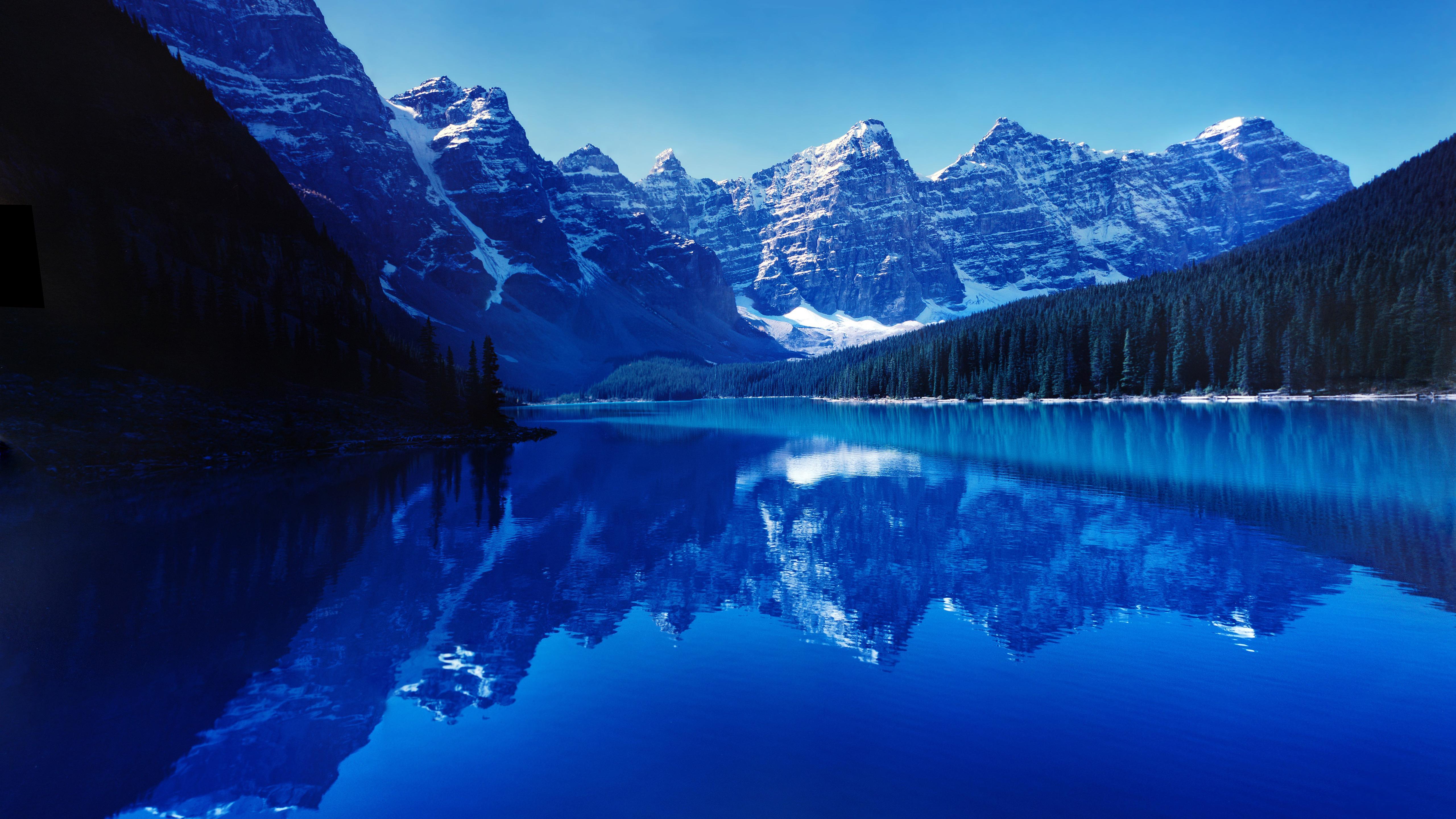 5120x2880 Moraine Lake 4K 5K HD desktop wallpaper : Widescreen : High