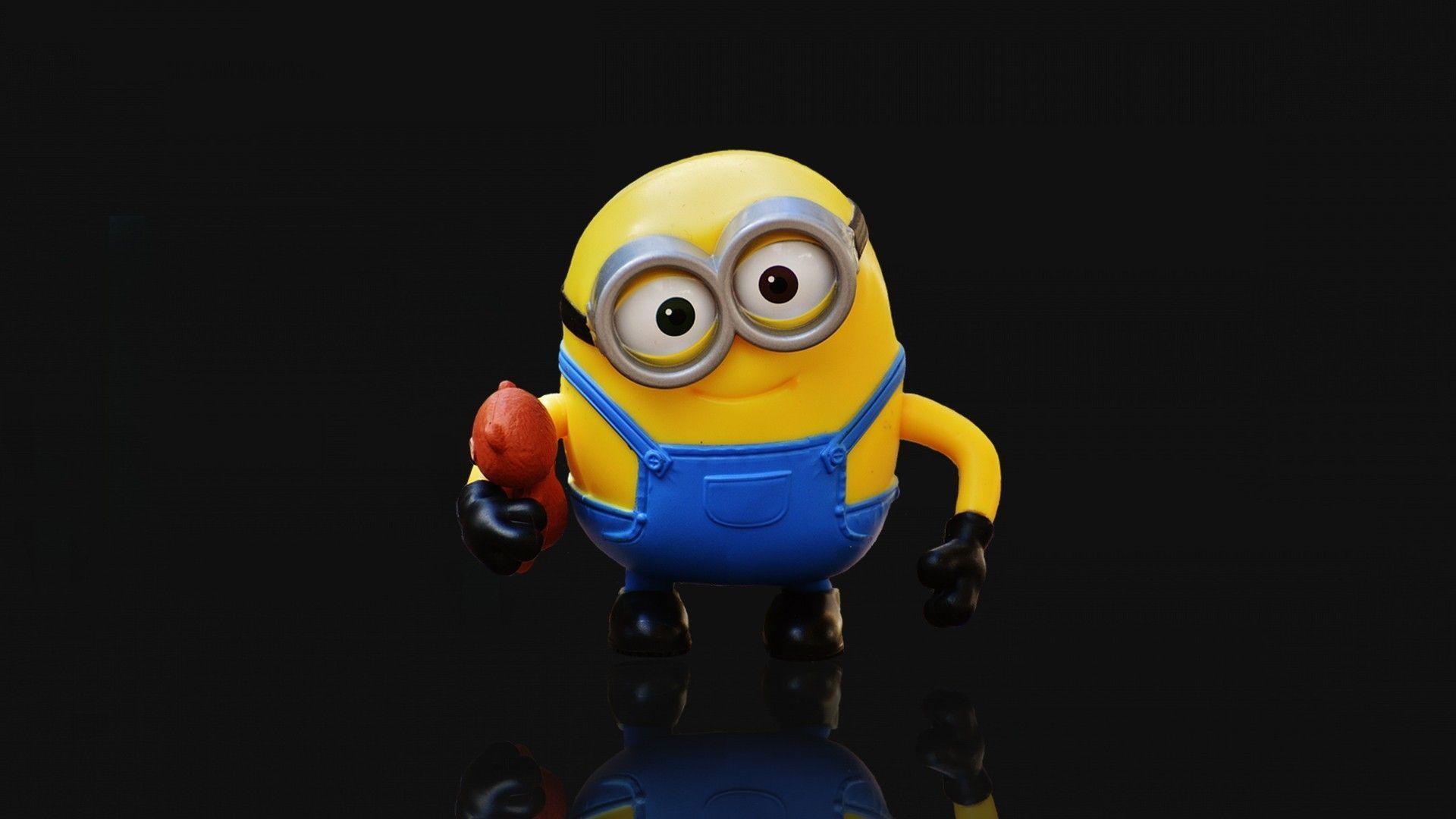 1920x1080 Minions Black hình nền