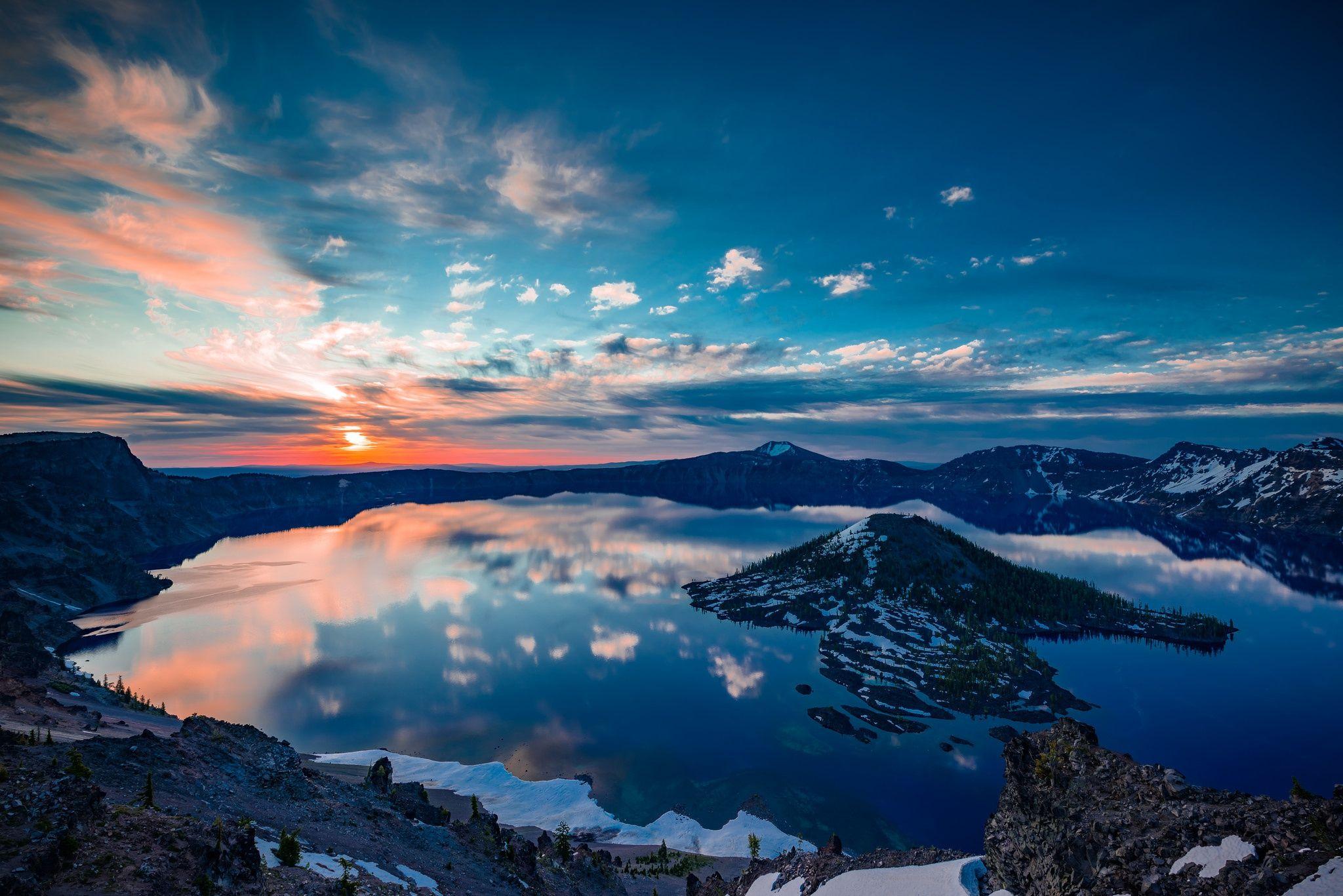 2048x1367 Crater Lake Oregon, HD Nature, 4k Wallpaper, Image, Background