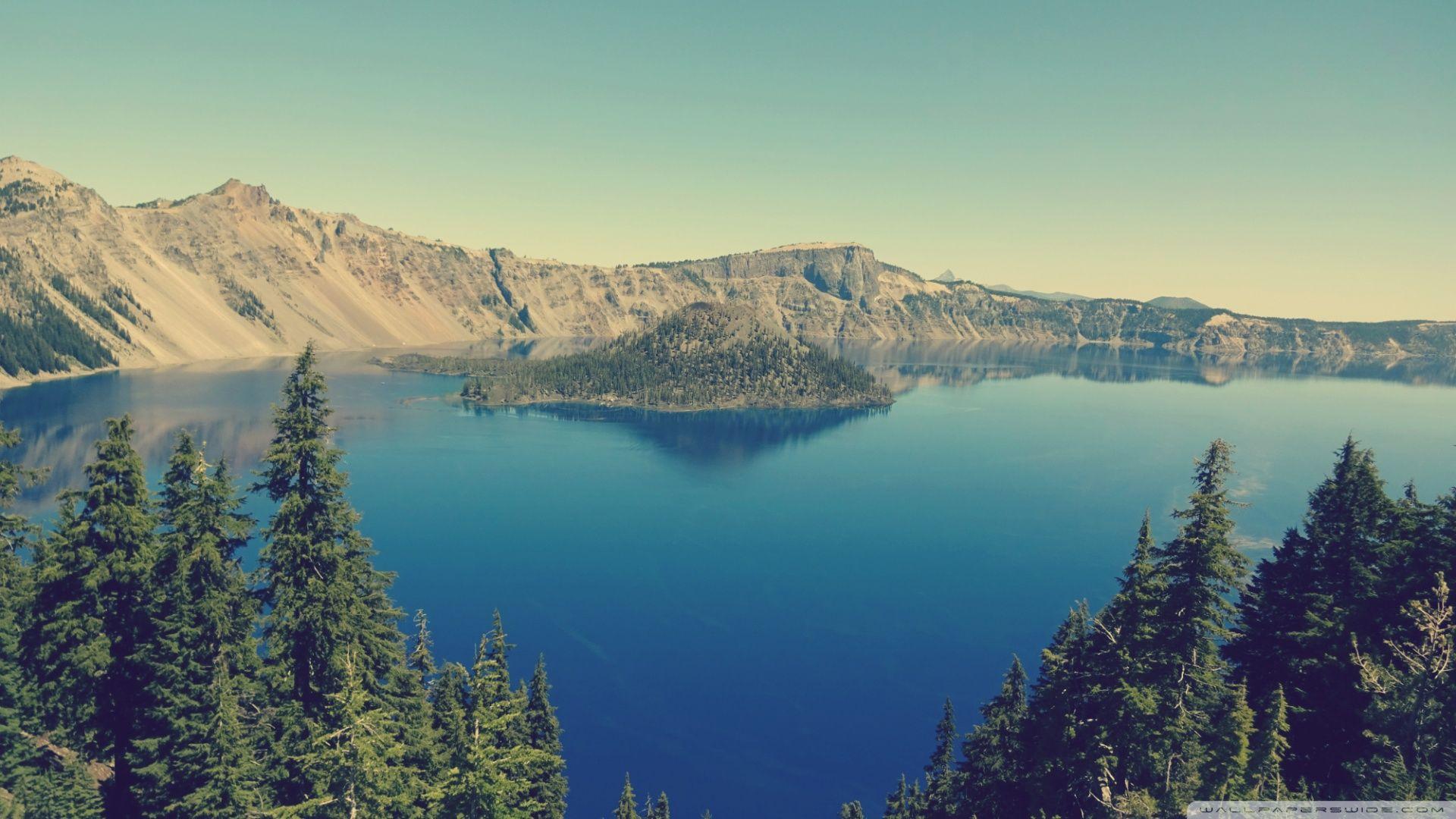 1920x1080 Crater Lake, Oregon Ultra HD Desktop Background Wallpaper for 4K