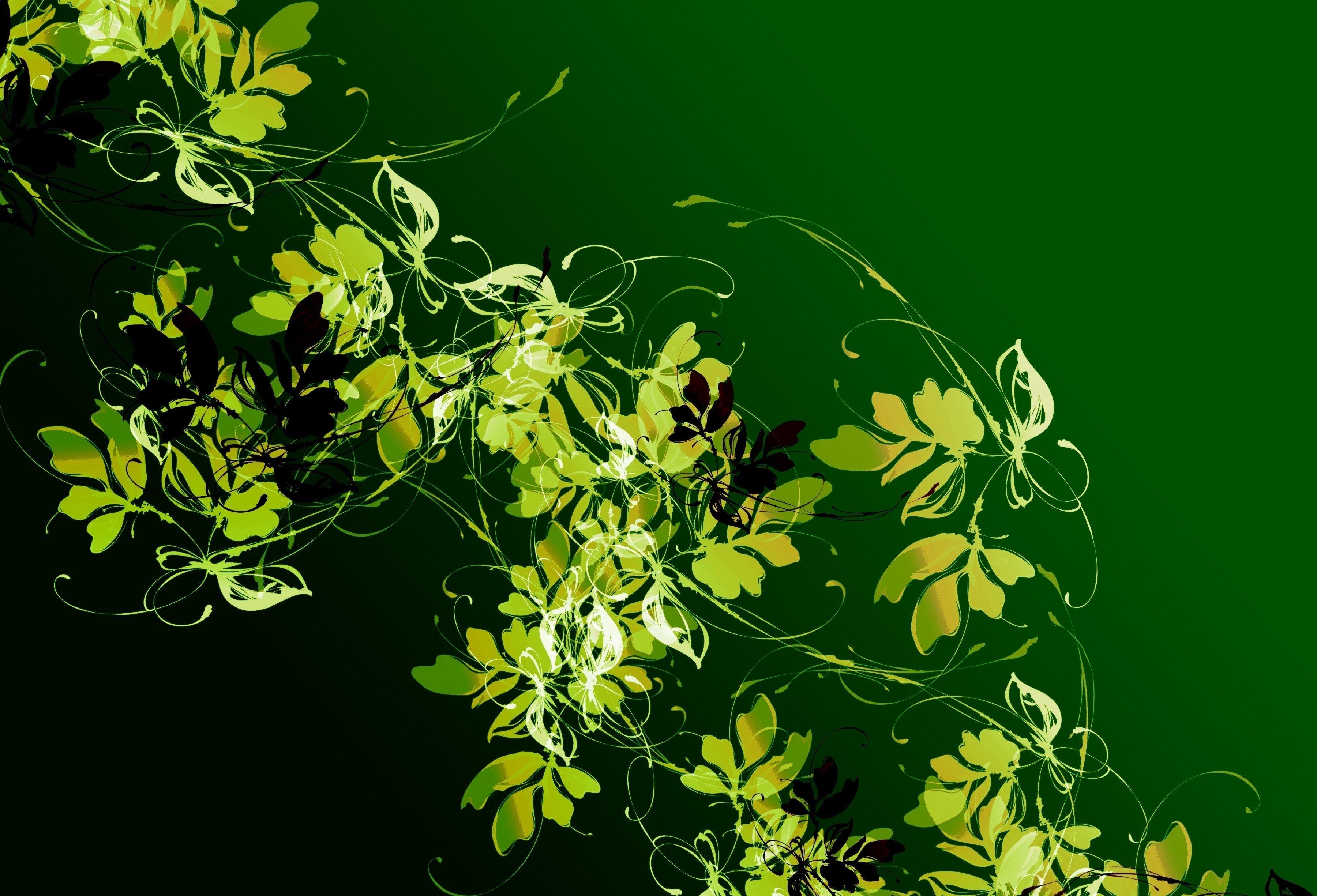 3600x2450 3D Leaves Wallpaper. Fall Leaves