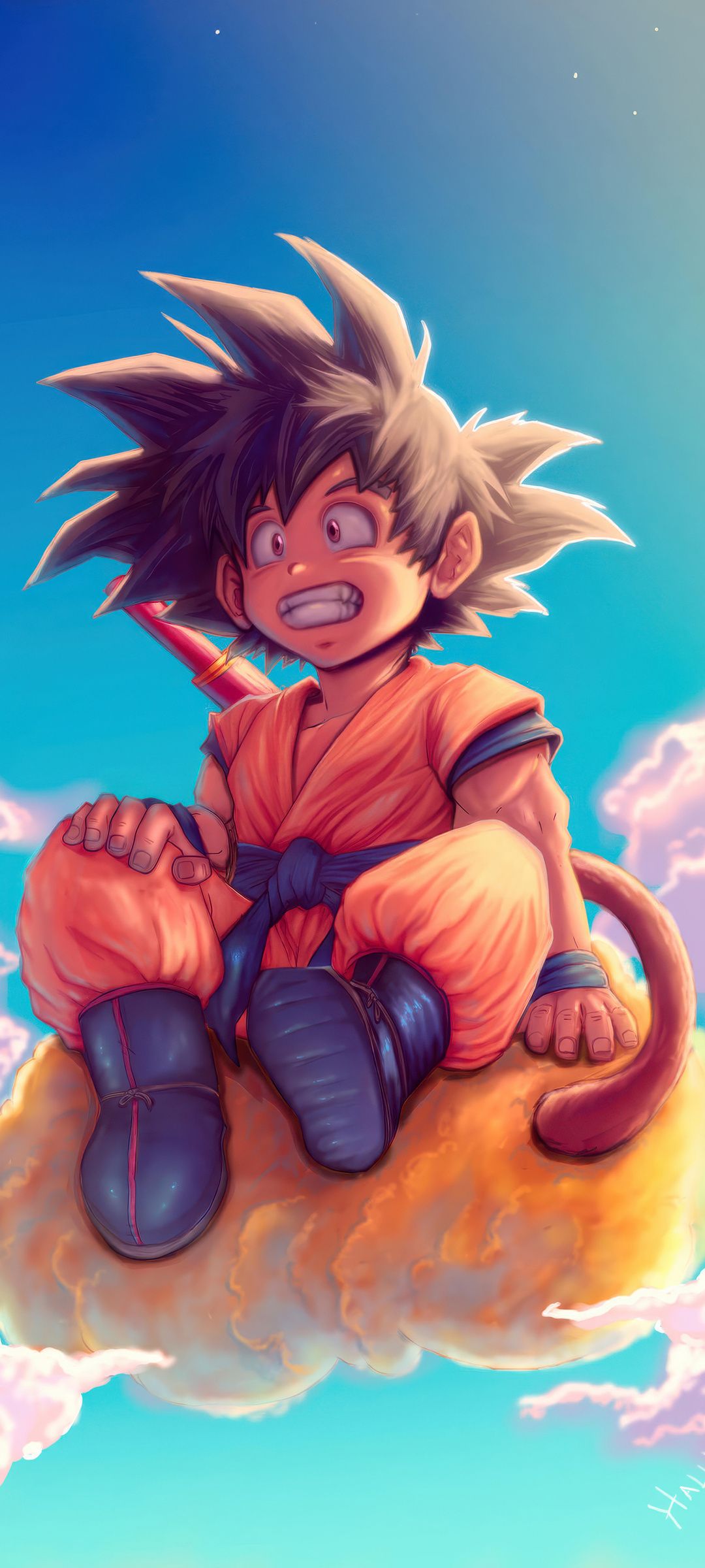 1080x2400 Little Goku The Tiny Saiyan Warrior Google Pixel 7 , HD 4k Wallpaper, Image, Background, Photos and Picture