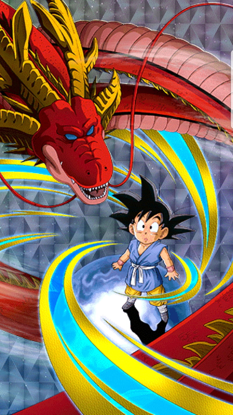 800x1422 GT Goku, dragonball, dragonballz, gt, kid, goku, dragon, red, shadow, dokkan, HD phone wallpaper