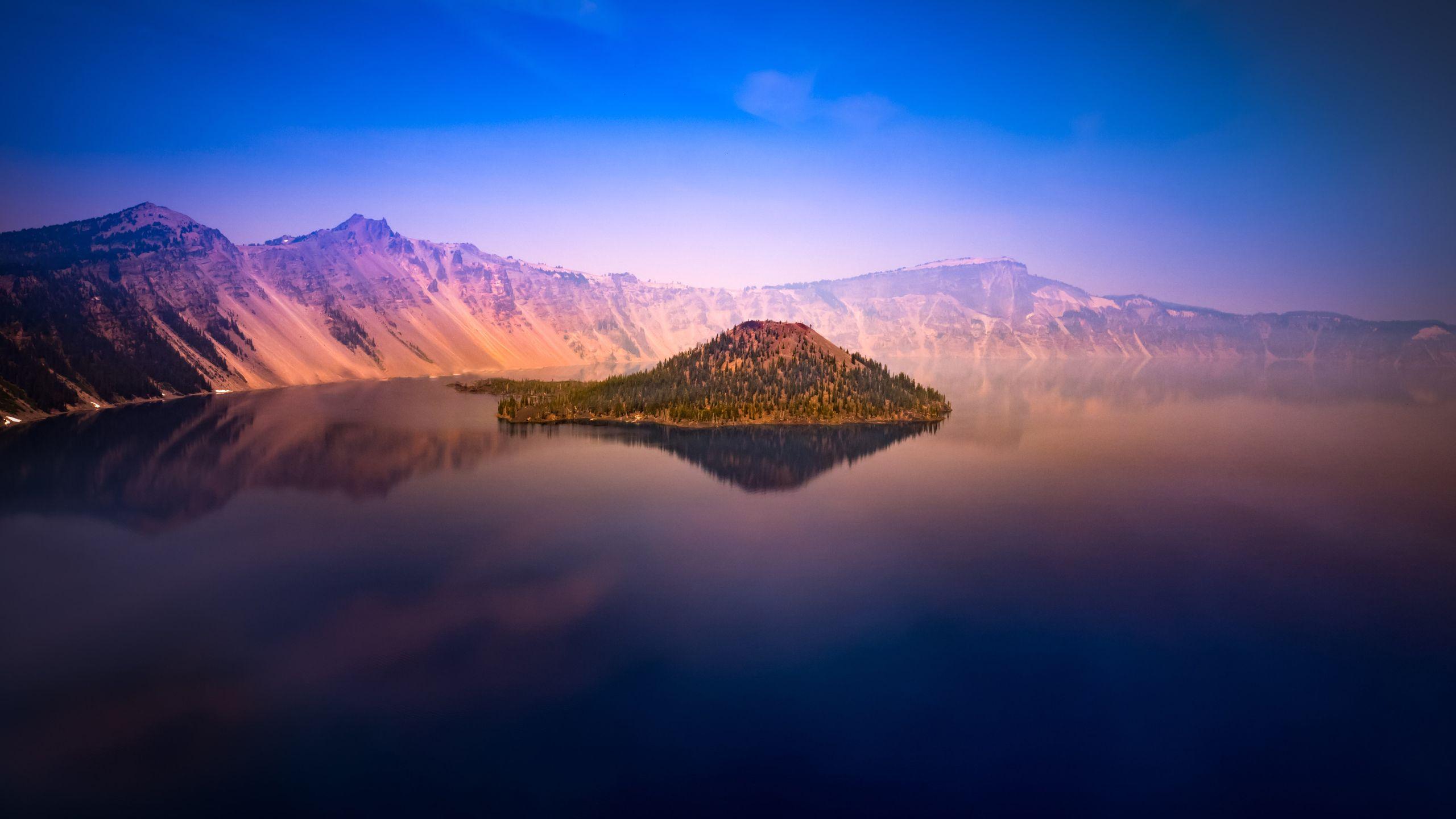 2560x1440 Crater Lake 1440P Resolution Wallpaper, HD Nature 4K