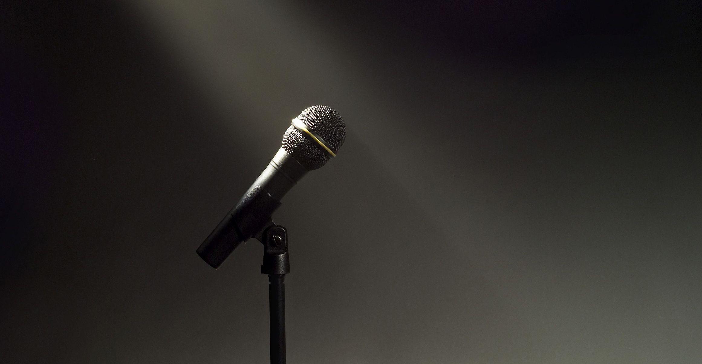 2322x1206 YRG92 Awesome Microphone Background, Wallpaper