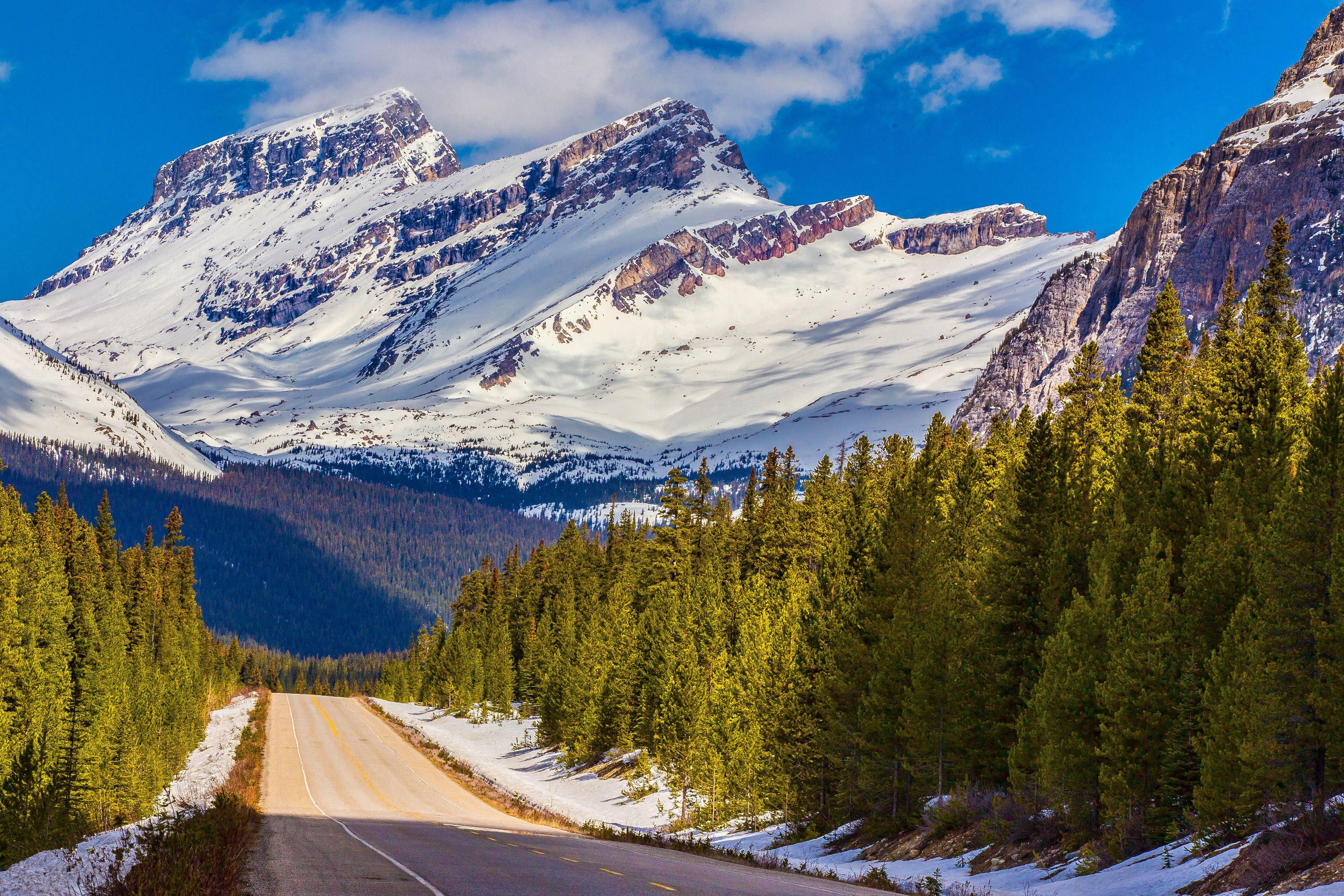 4200x2800 Wallpaper Banff National Park, Snow mountains, HD, 4K, Canada