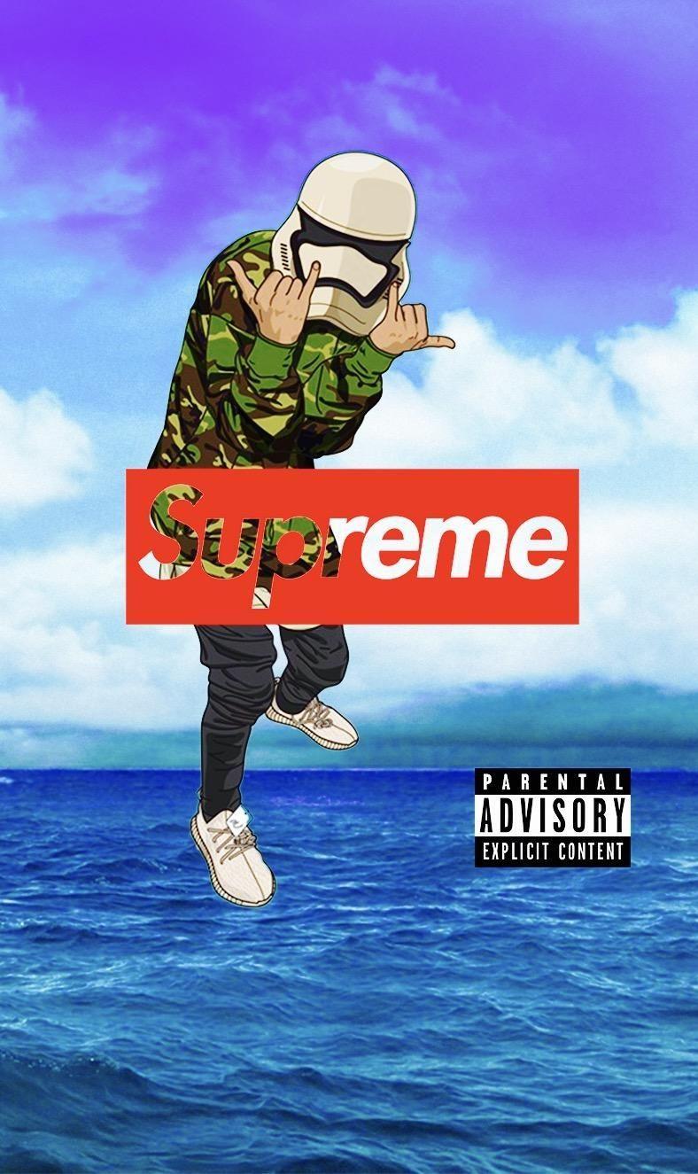 Supreme×APE×ONE PIECE  Supreme wallpaper, Supreme iphone