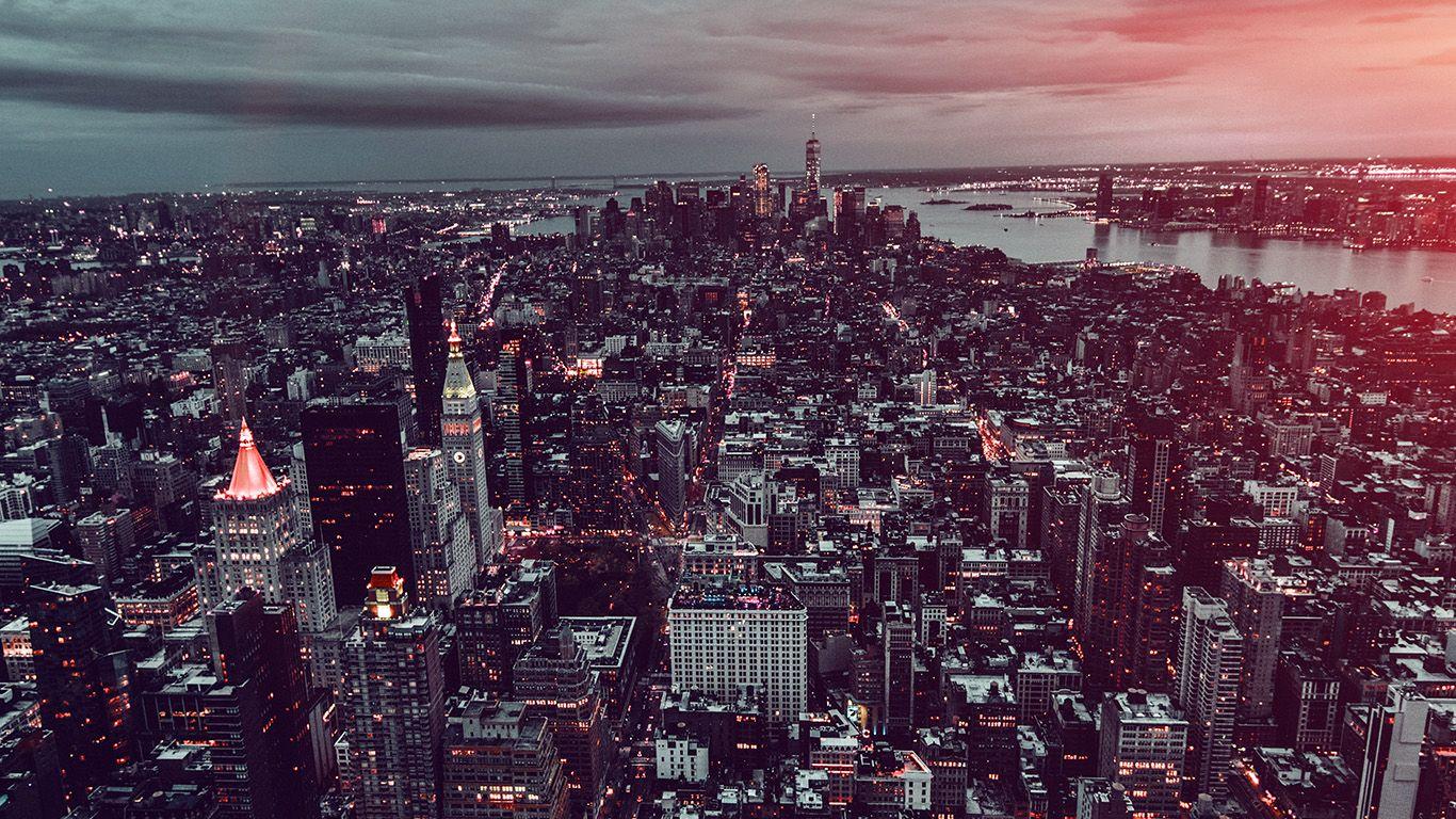 1366x768 wallpaper for desktop, laptop. city sky newyork