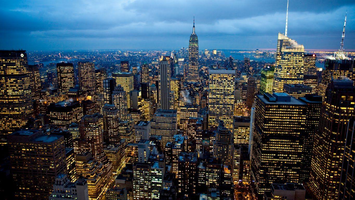 1366x768 Tumblr City Wallpaper