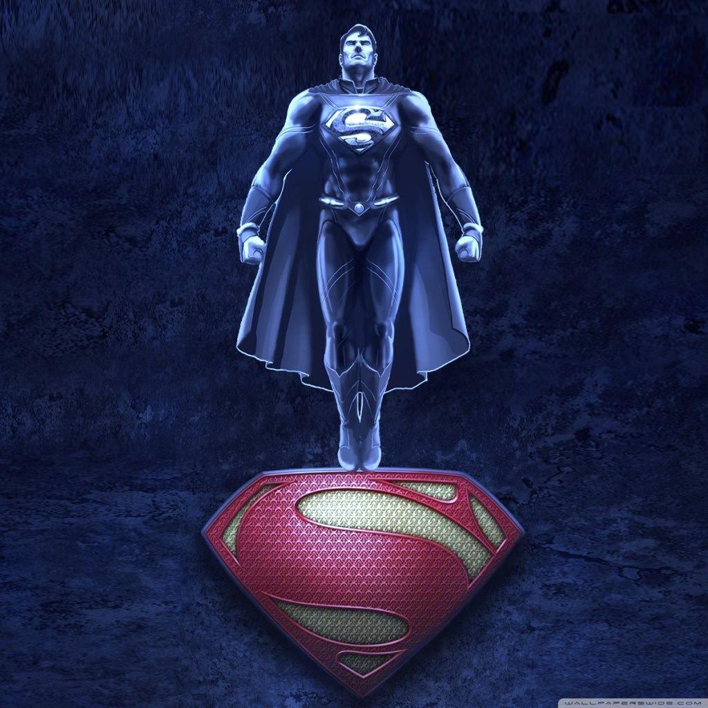 1024x1024 Superman Ultra HD Desktop Background Wallpaper for : Tablet