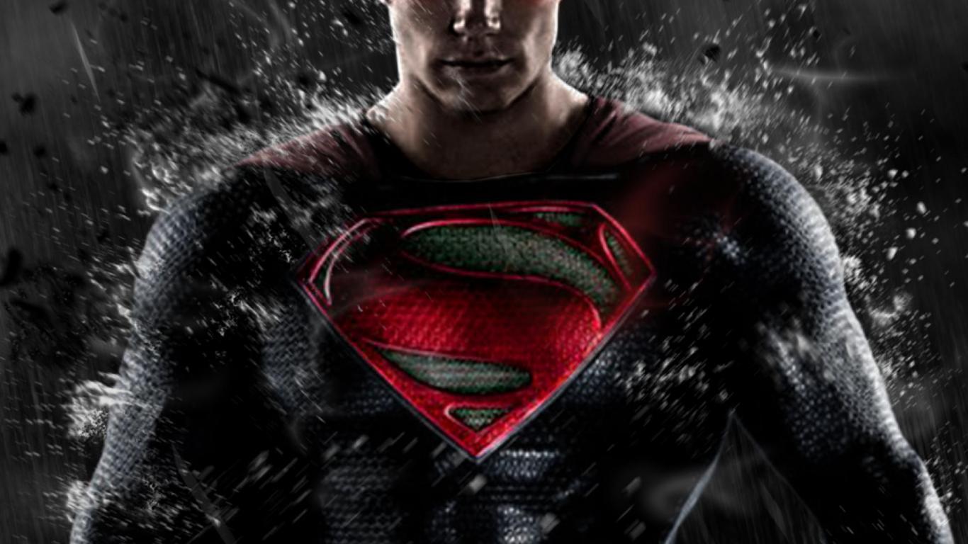 1366x768 3D Superman Wallpaper