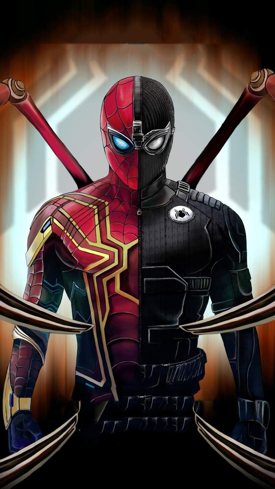 900x1600 Spiderman Suit Hình nền iPhone.  Áp phích siêu anh hùng Marvel, Bộ đồ người nhện, Siêu anh hùng https://wallpaperaccess.com/full/3259832.jpg