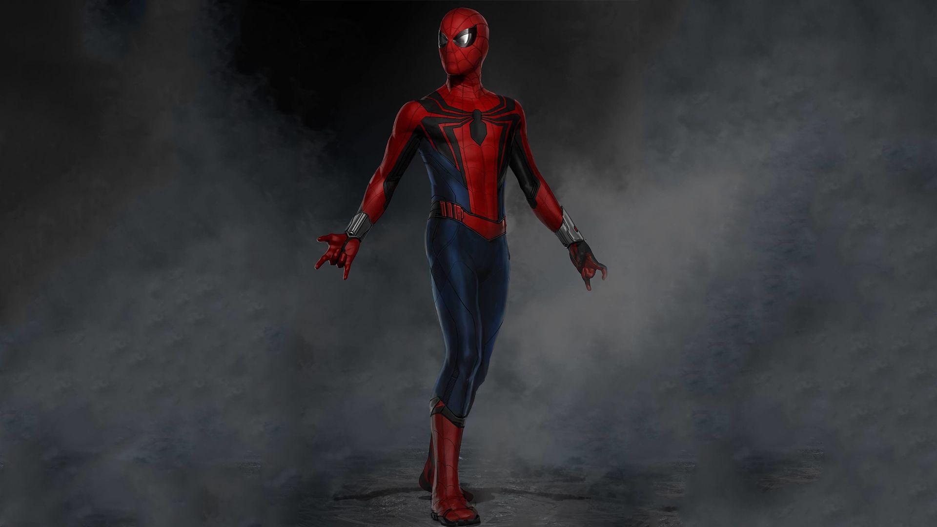 1920x1080 Spiderman Suit Artwork, HD Superheroes, 4k Wallpaper, Image