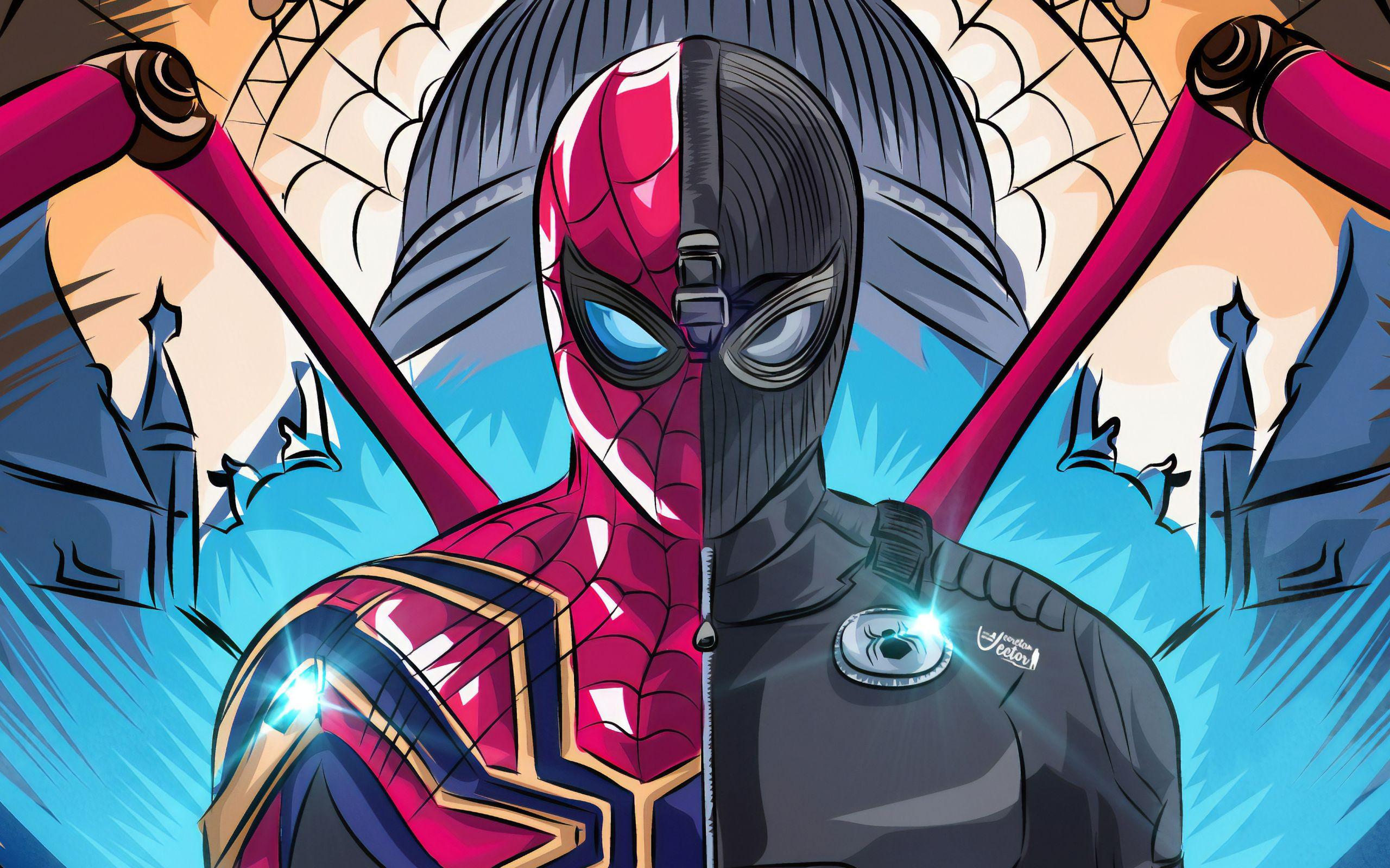 2560x1600 Spider Man Black and Red Suit Comic 2560x1600 Resolution