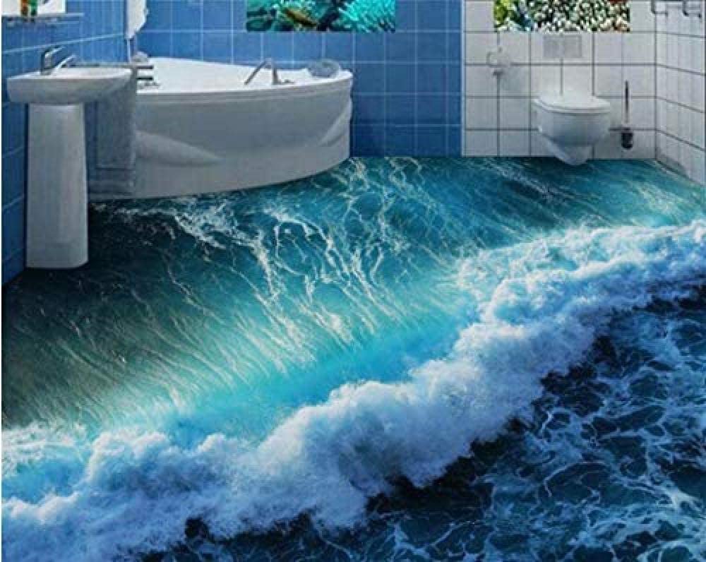 1000x796 FSLUCKY 3D Esthetic Wallpaper Ocean Floor Sea Living Room 3D Design 3D Background C, Wallpaper