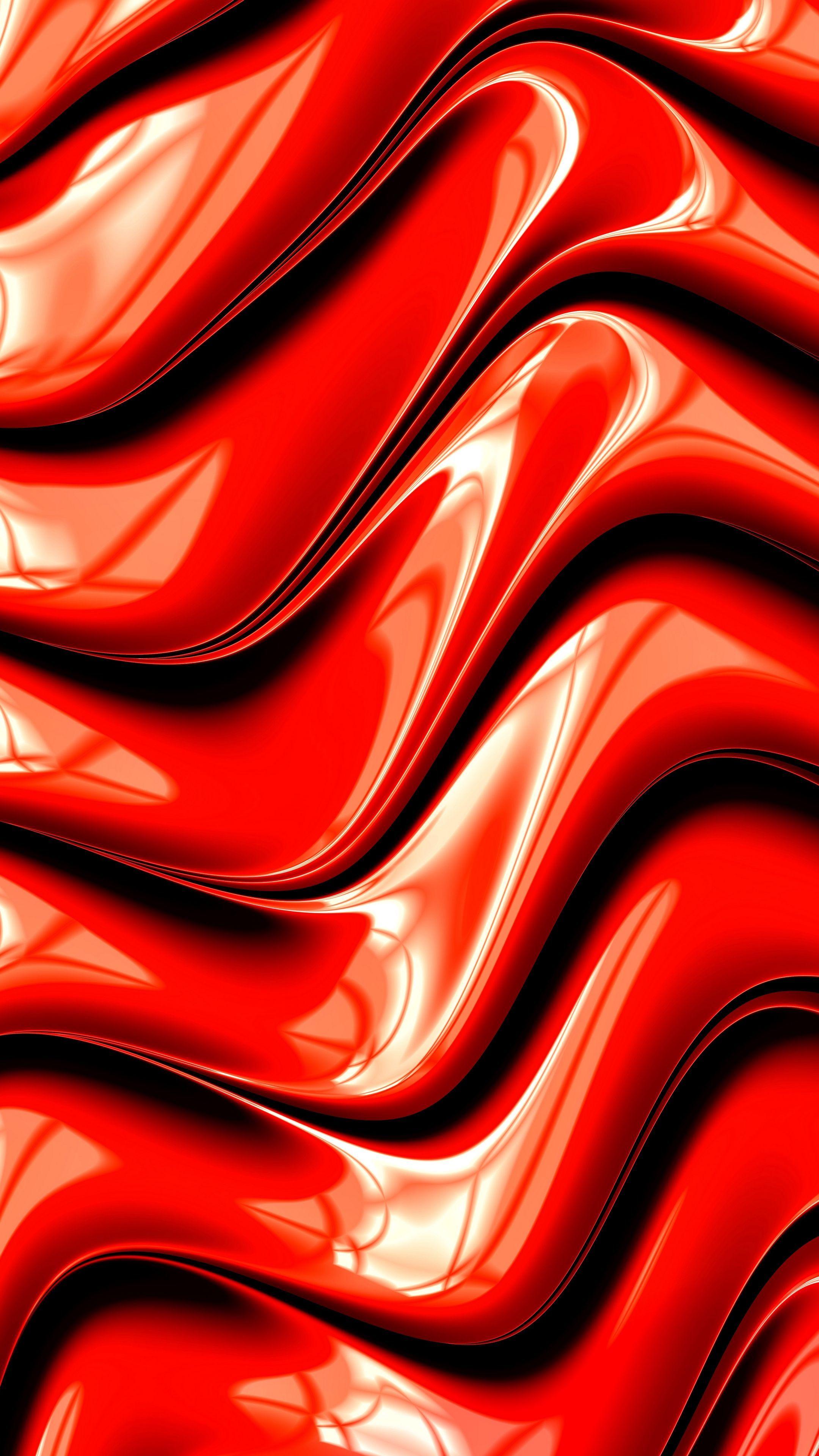 2160x3840 Abstract #fractal #graphic #red #surface #wallpaper HD 4k
