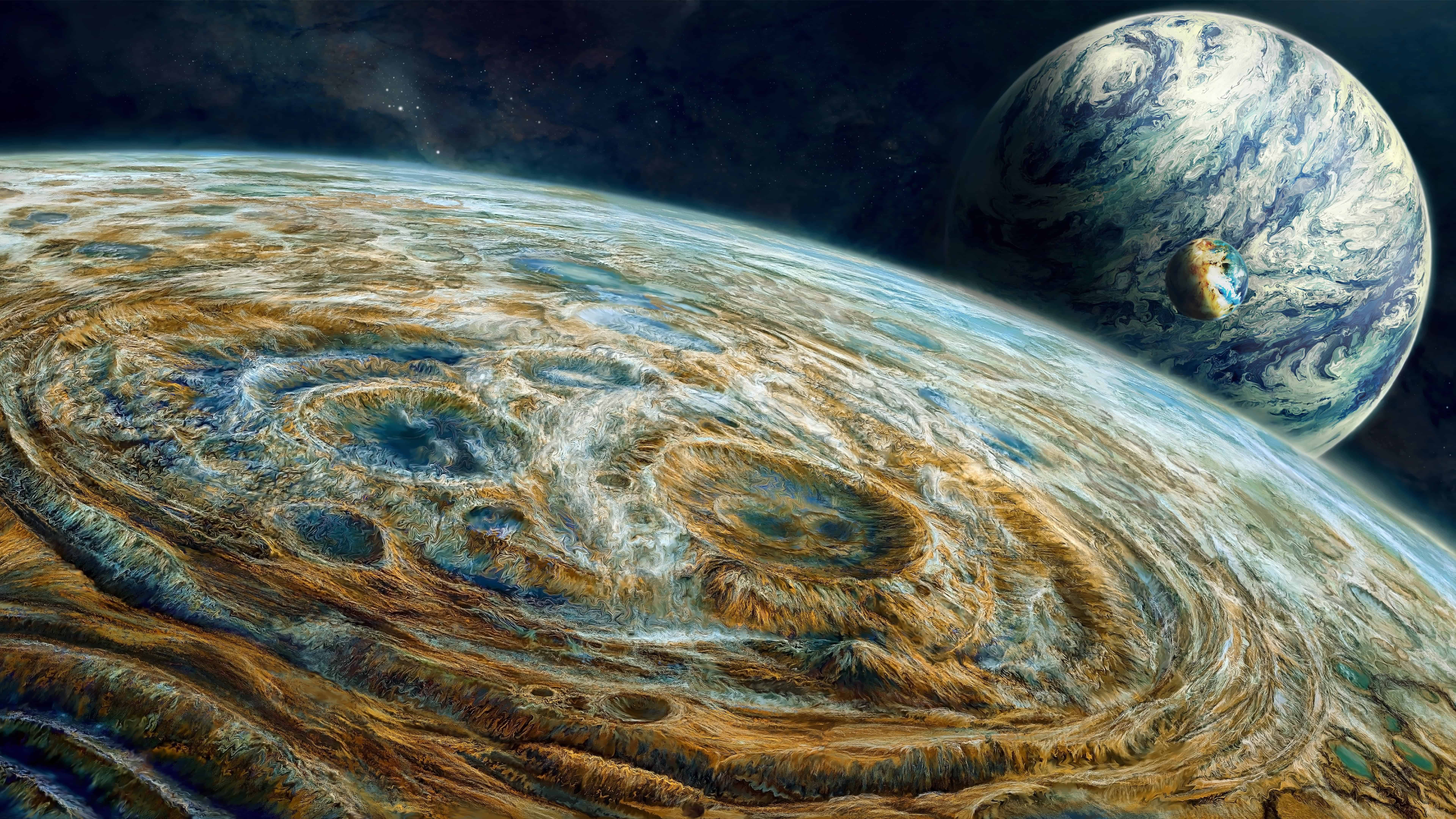 7680x4320 Planet Surface UHD 8K Wallpaper