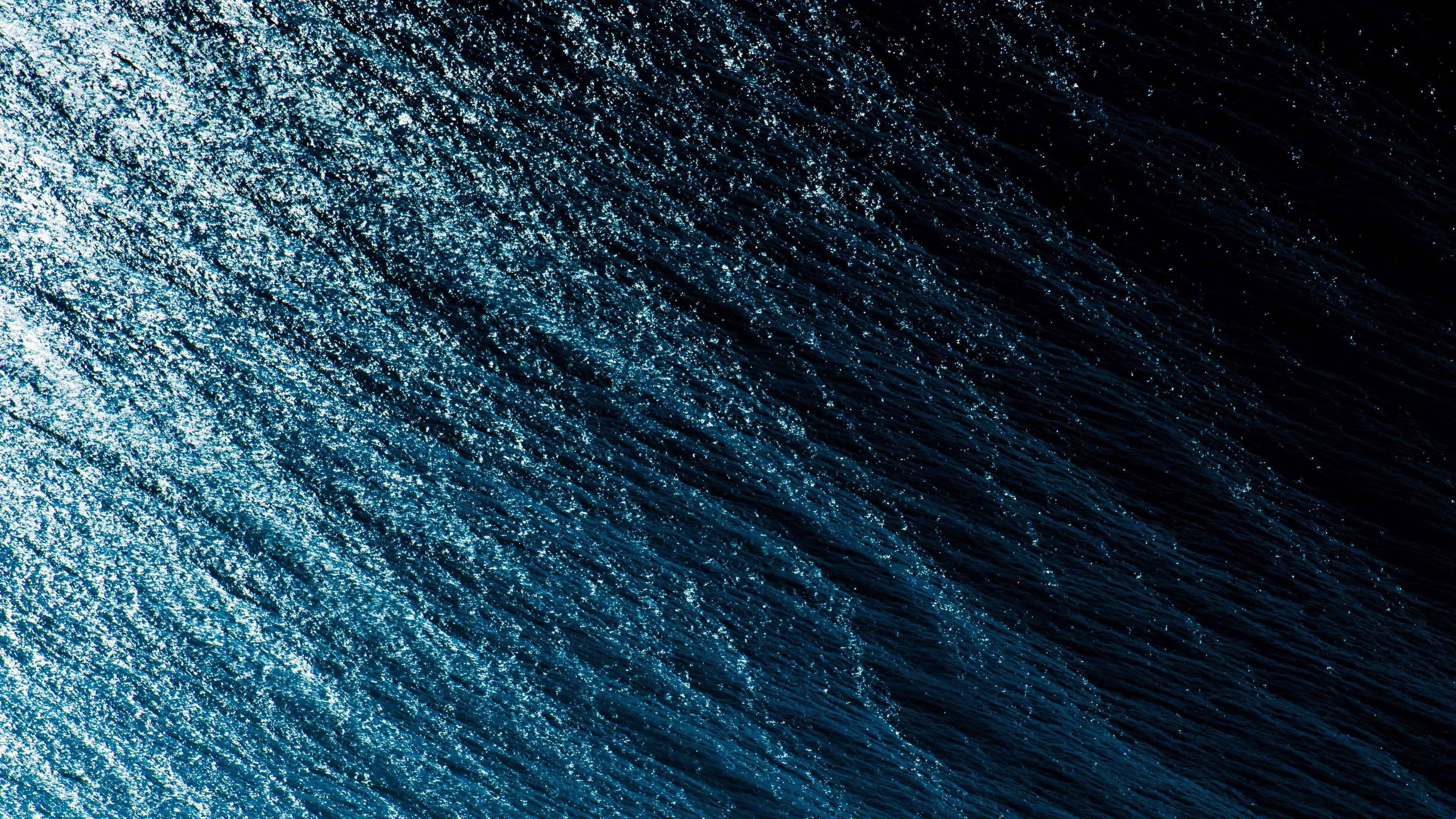 3840x2160 Wallpaper Water surface, waves, shine 3840x2160 UHD 4K Picture, Image