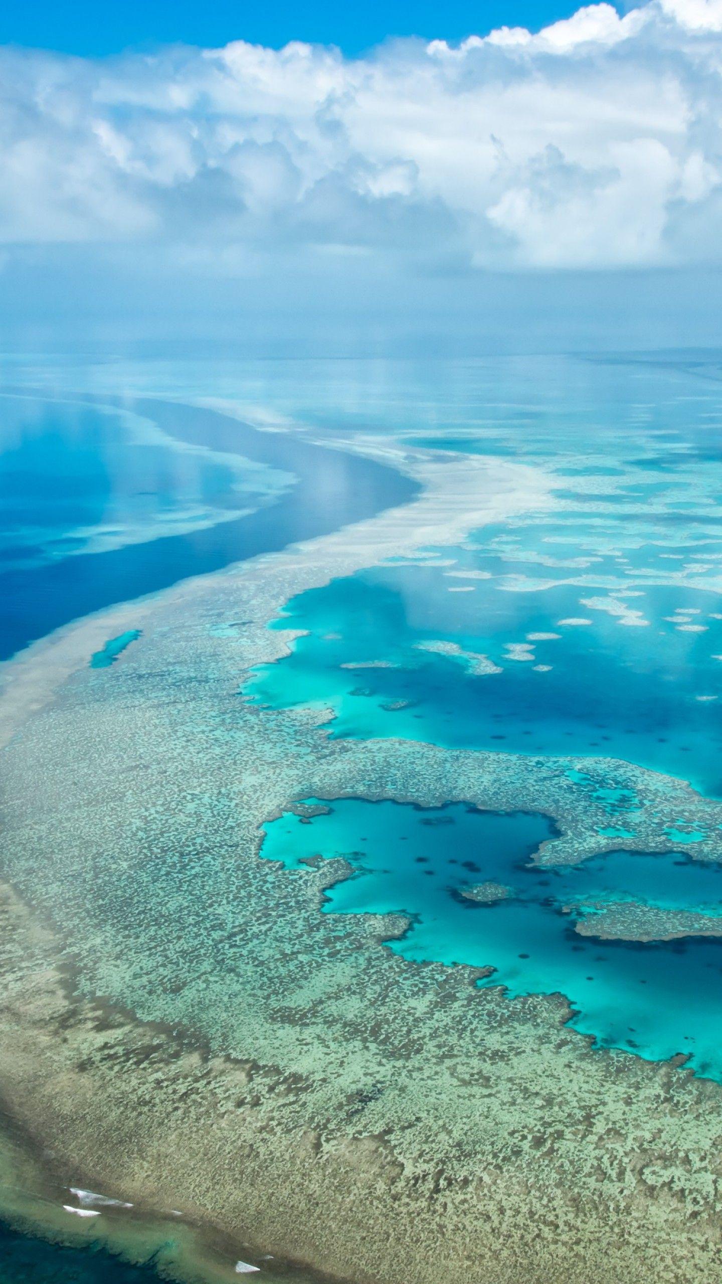 1440x2560 Wallpaper Ocean, 4k, HD wallpaper, clouds, Surface Hub, live
