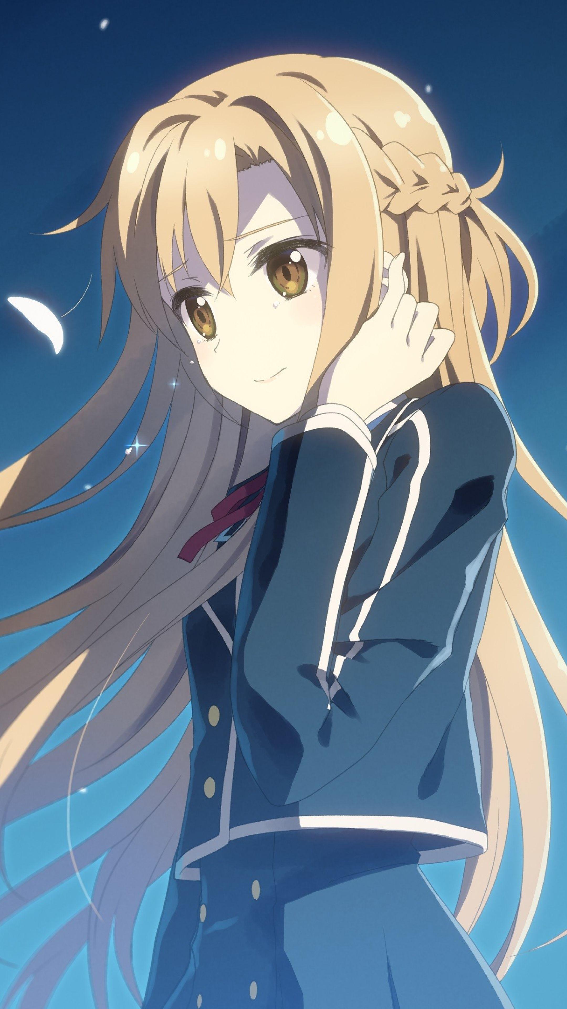 2160x3840 asuna yuuki, sword art online, sword art online ii Sony Xperia X, XZ, Z5 Premium Wallpaper, HD Anime 4K Wallpaper, Image, Photo and Background