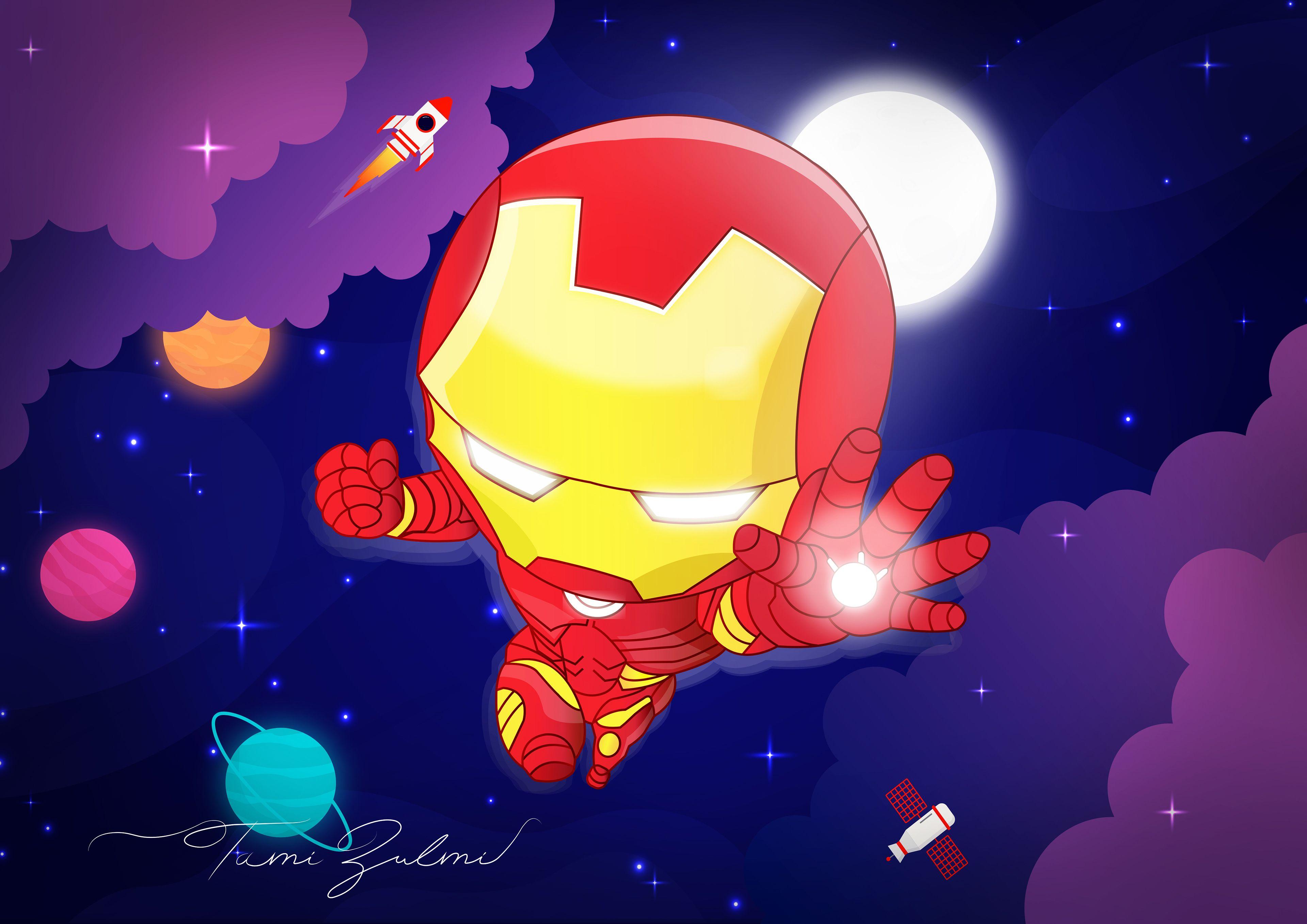 Chibi Iron Man Wallpapers - Top Free Chibi Iron Man Backgrounds -  WallpaperAccess