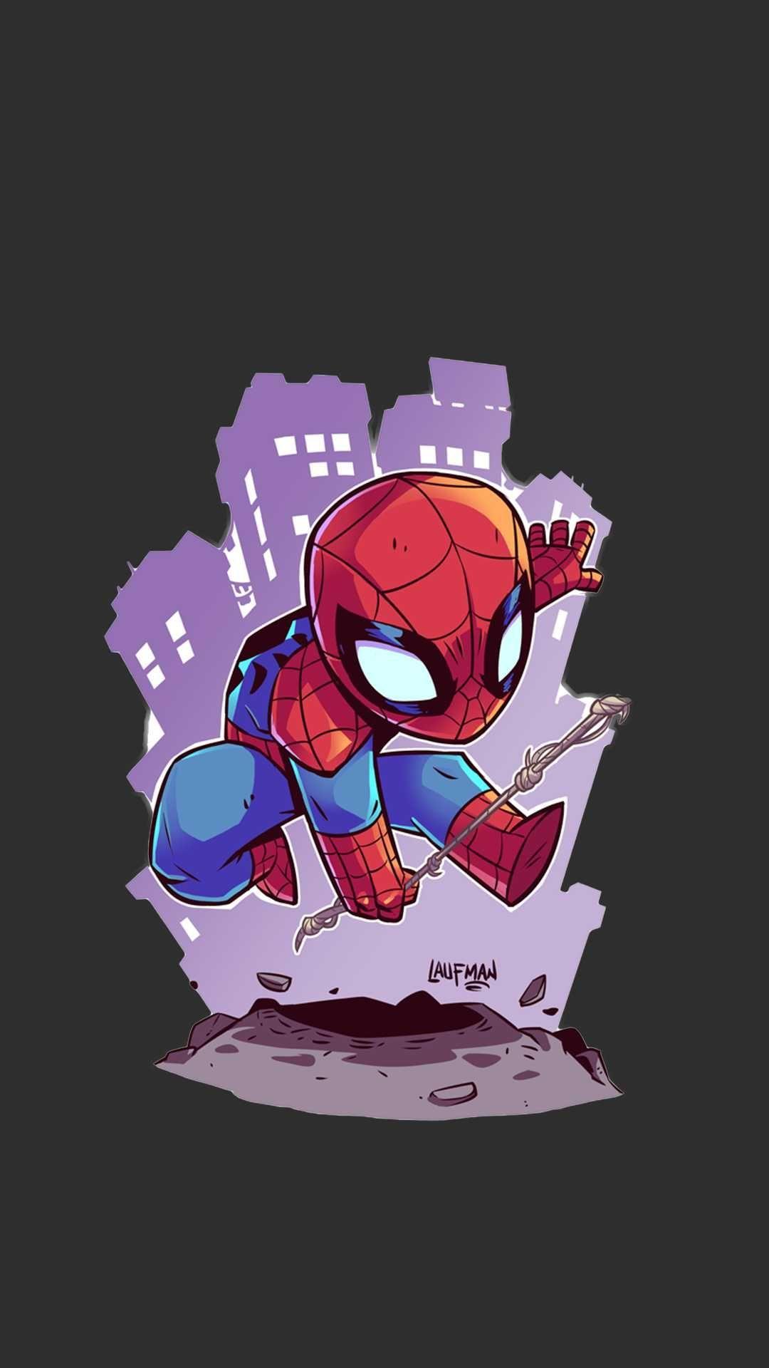 1080x1920 Spiderman Animated Art iPhone Wallpaper. Superhero wallpaper, Spiderman cartoon, Marvel spiderman
