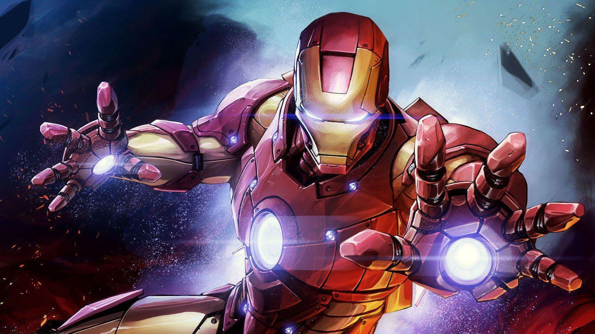 1920x1080 Iron Man Marvel Comic Wallpaper