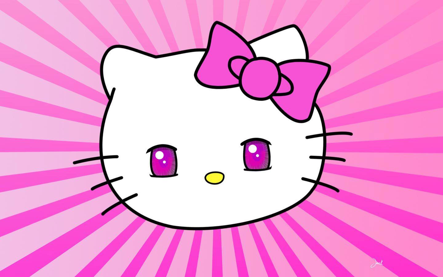 hello kitty face background 840x840