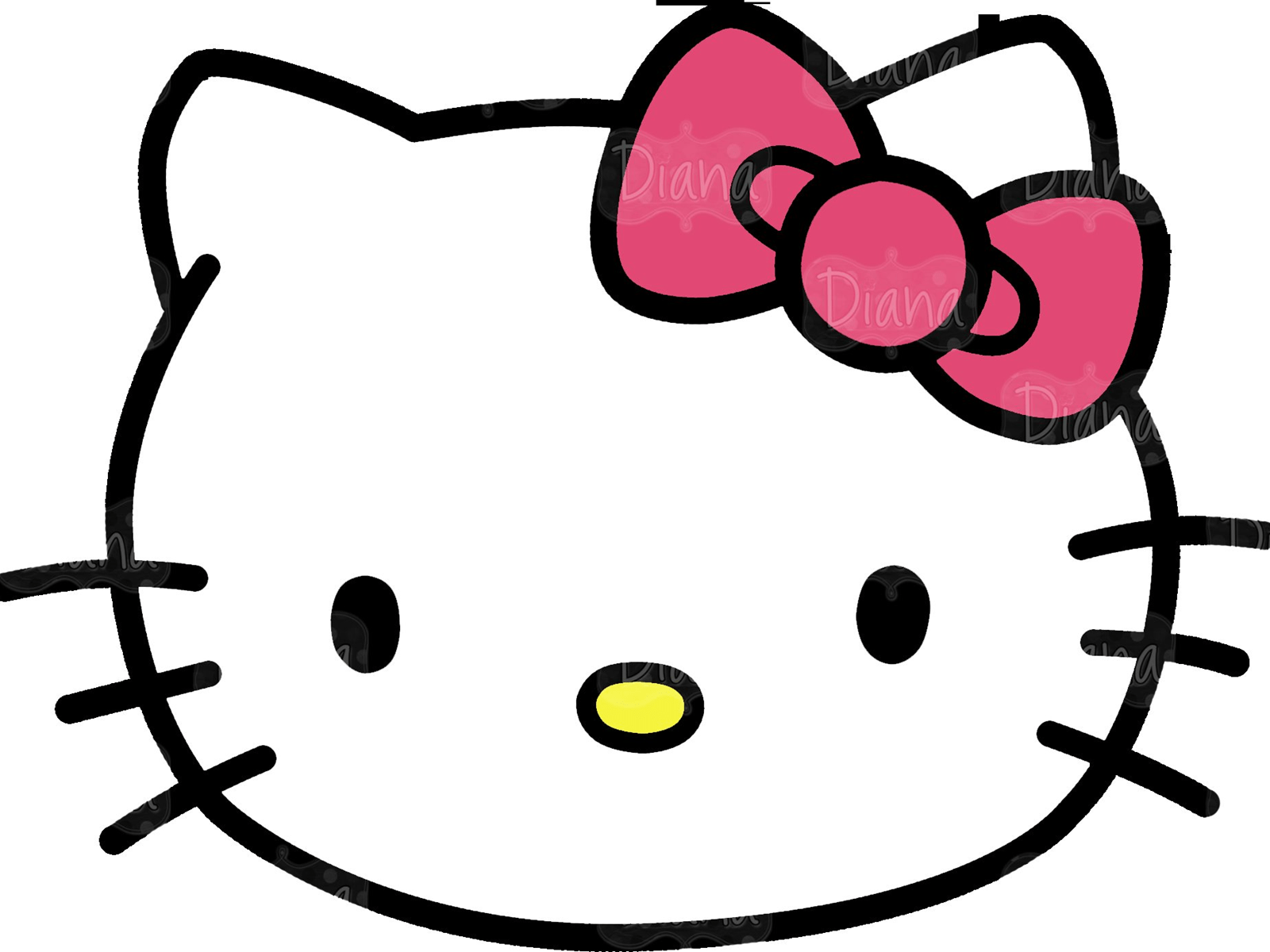Hello Kitty Face Wallpaper Desktop