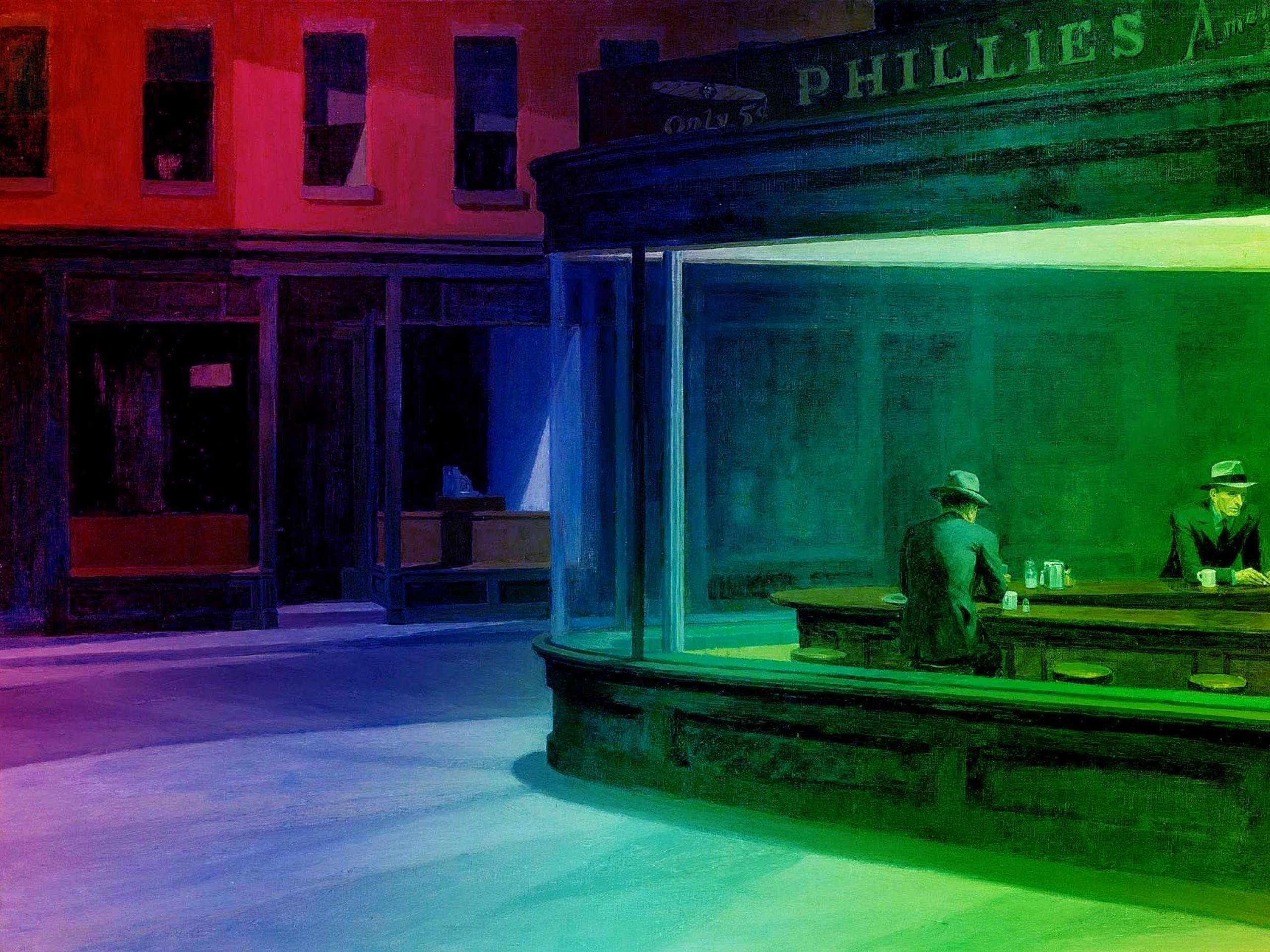 2560x1920 Nighthawks At The Diner HD Wallpaper and Background Image