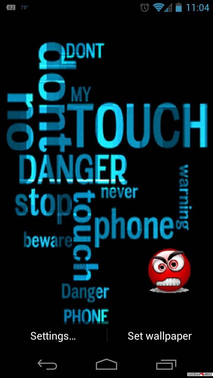720x1280 Do Not Touch Wallpaper