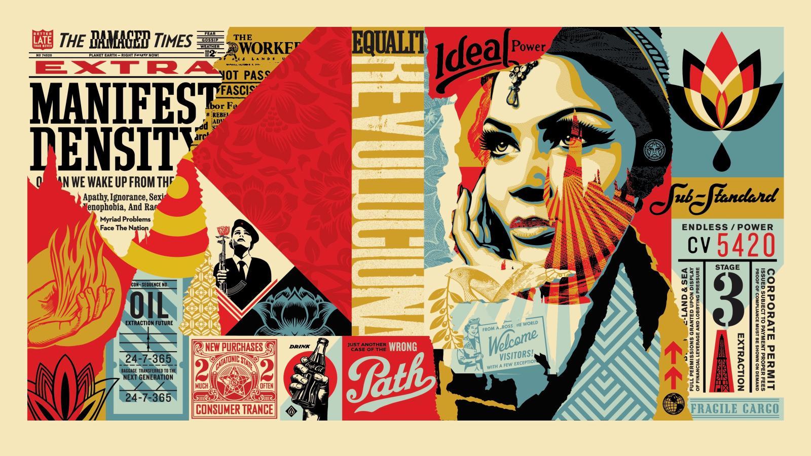 1600x900 VR art: See street artist Shepard Fairey's latest show from home