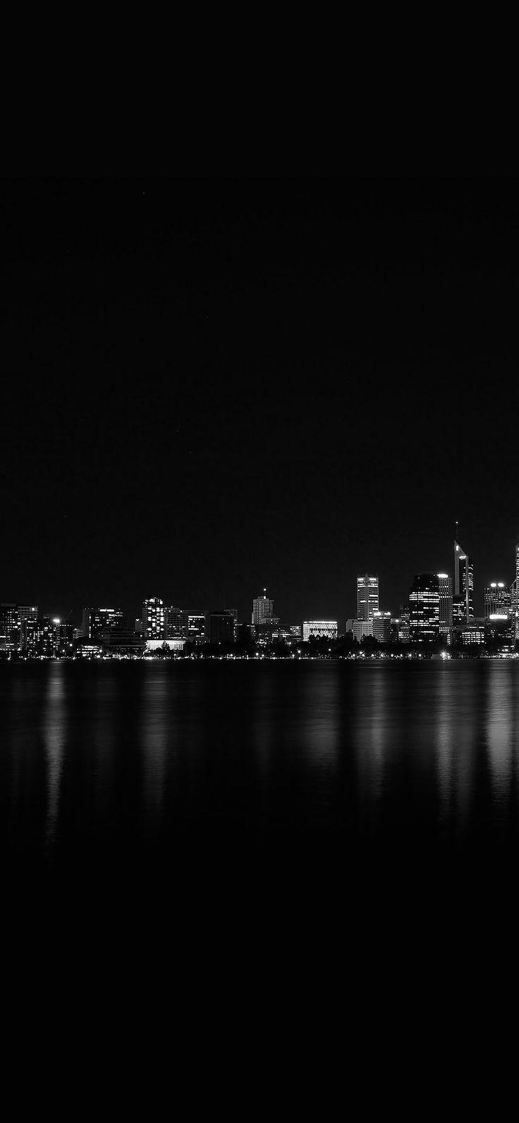 736x1593 iPhone X wallpaper : city night dark skyline architecture