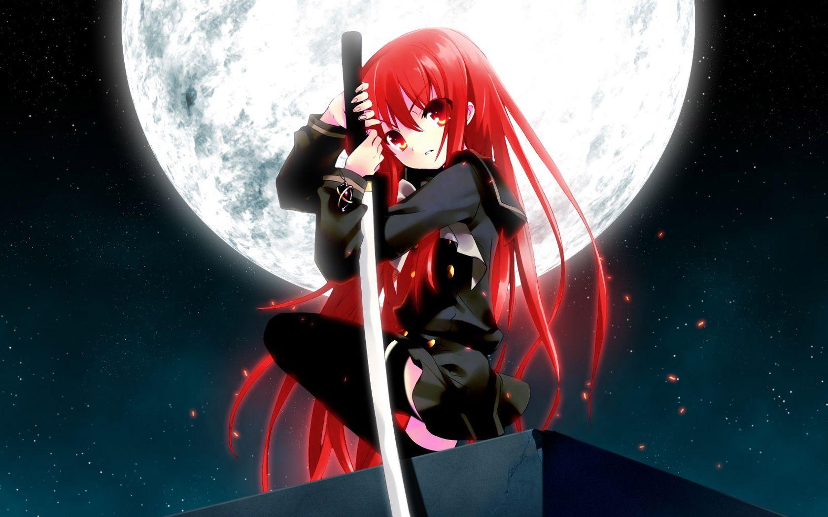 1680x1050 Anime Girl With Katana Wallpaperx1050