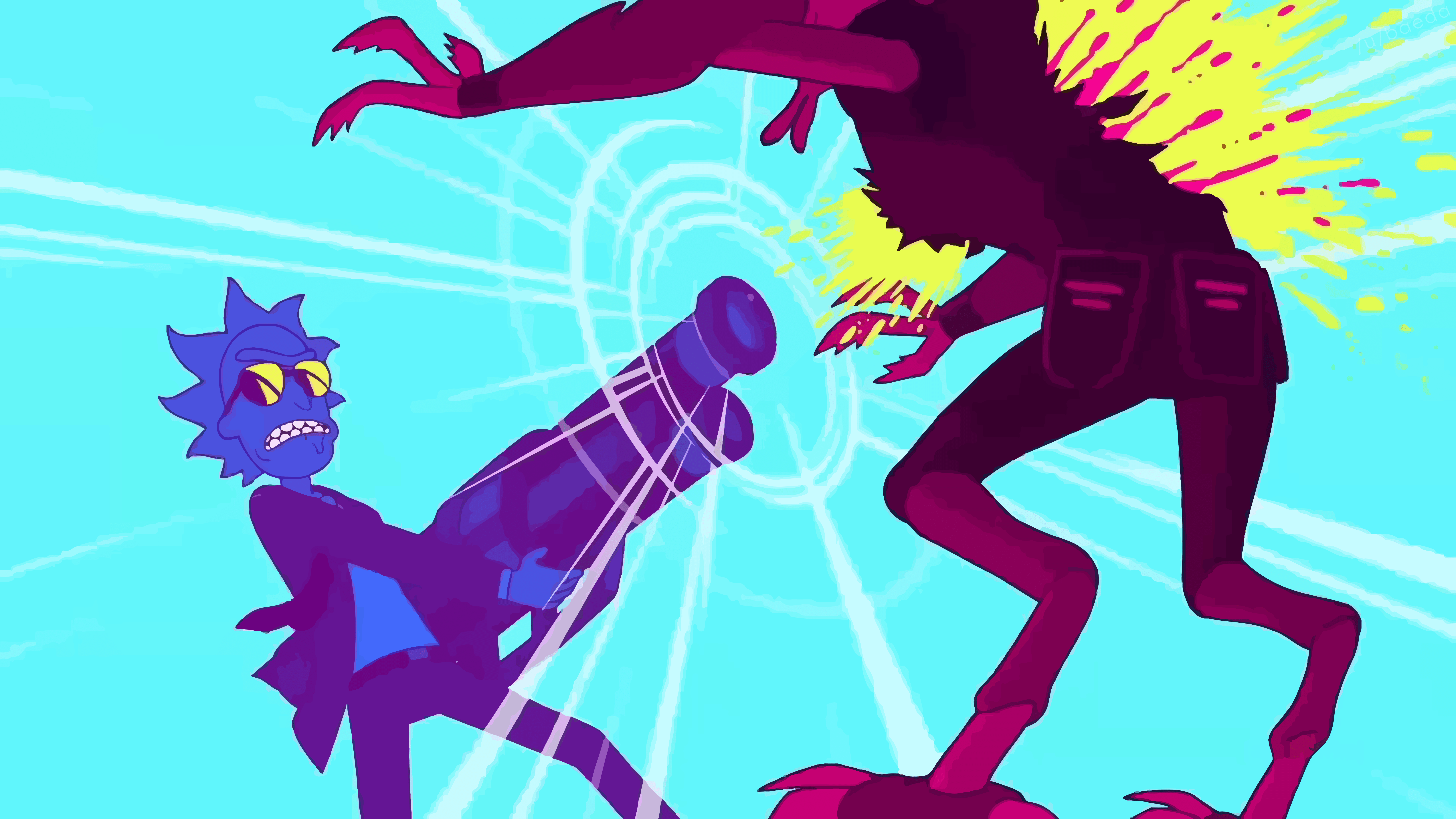 8000x4500 Rick and Morty 8k Ultra HD Wallpaper