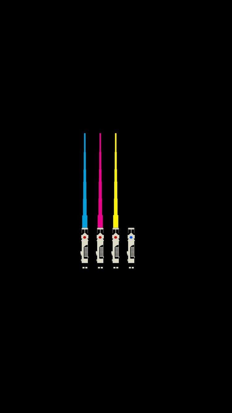 750x1334 Lightsaber HD Wallpaper iPhone 6 / 6S