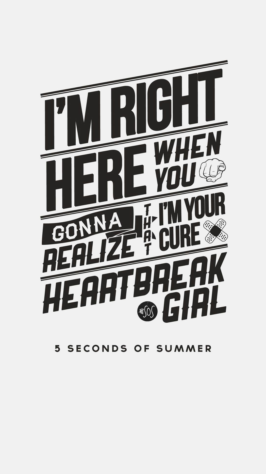 1080x1920 heartbreak girl iPhone6 wallpaper