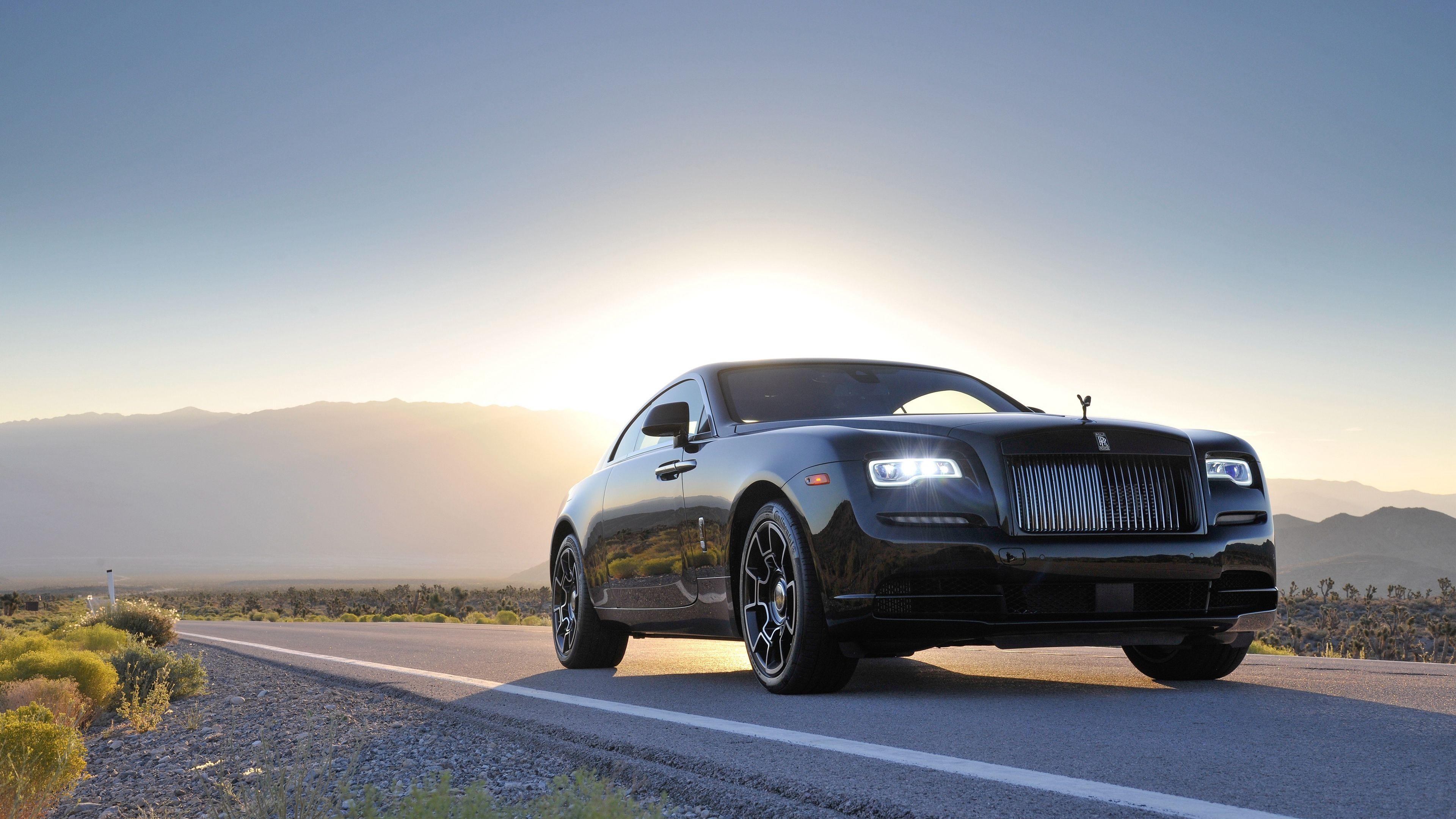 3840x2160 Rolls Royce Wraith Black Badge 4K Wallpaper. HD Car Wallpaper