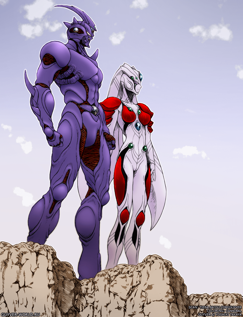 924x1209 Guyver 3 And Griselda. /manga Guyver Colour