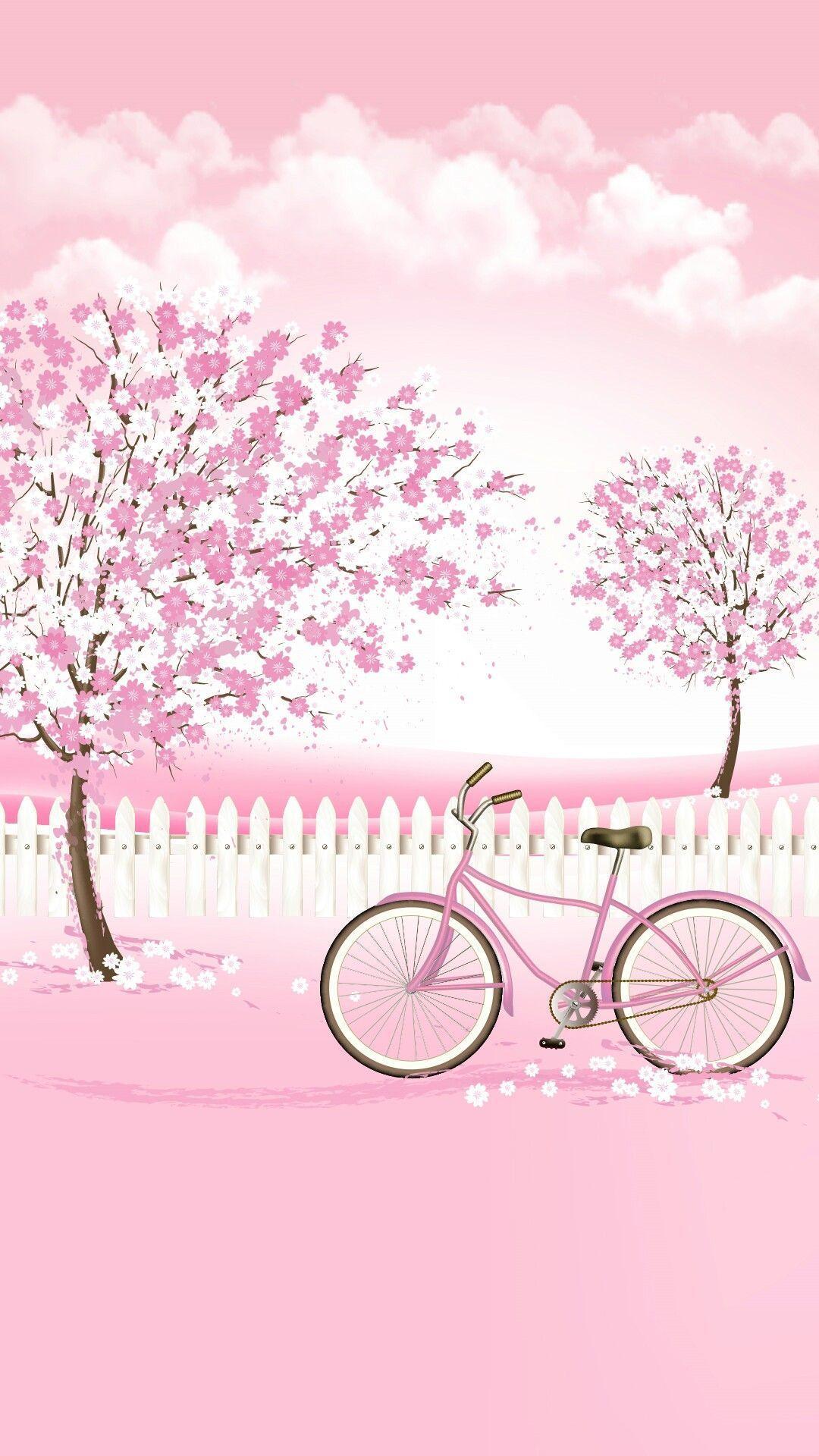 1080x1920 Cute Wallpaper Pink